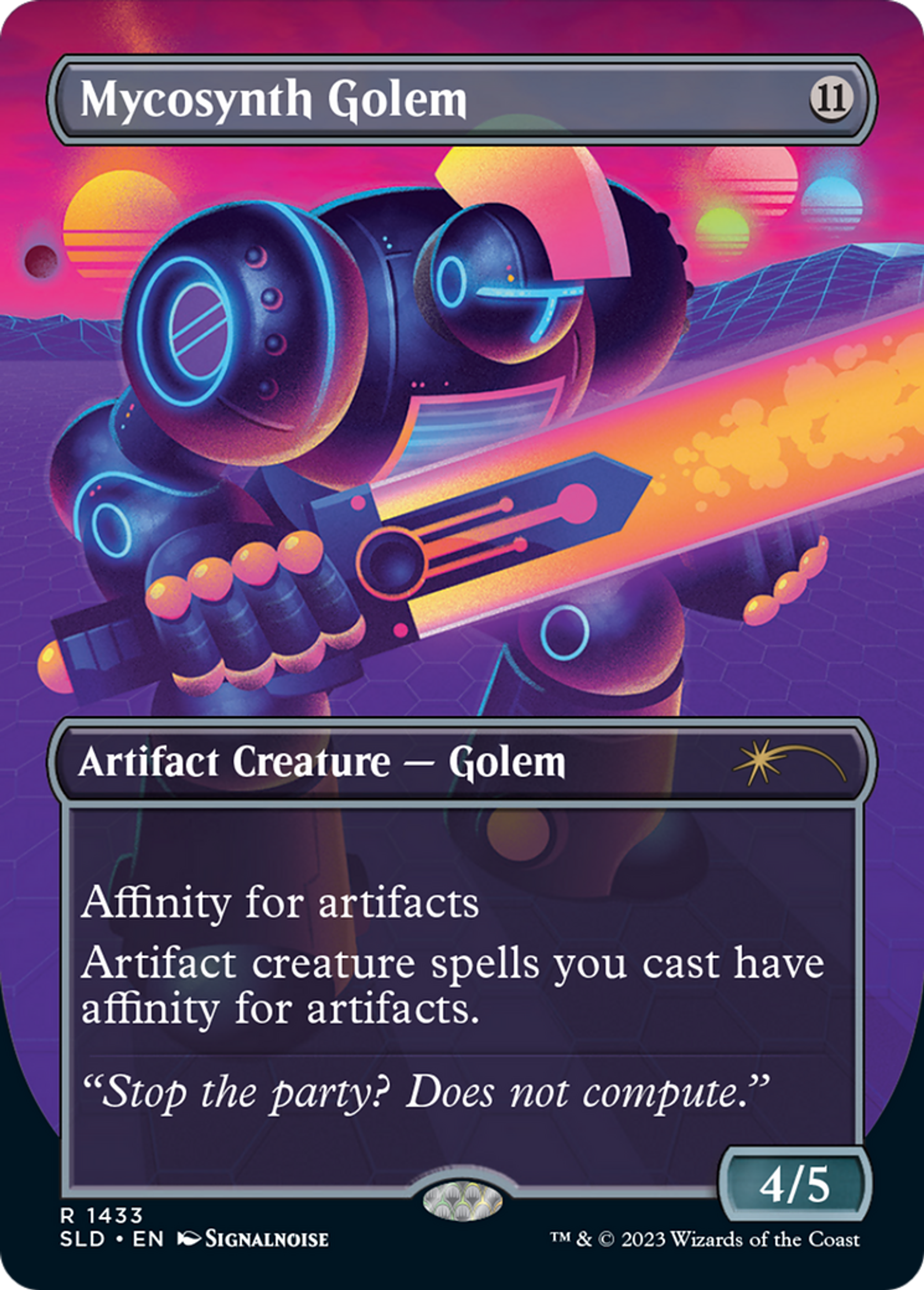 Mycosynth Golem — Secret Lair Drop — Magic: The Gathering