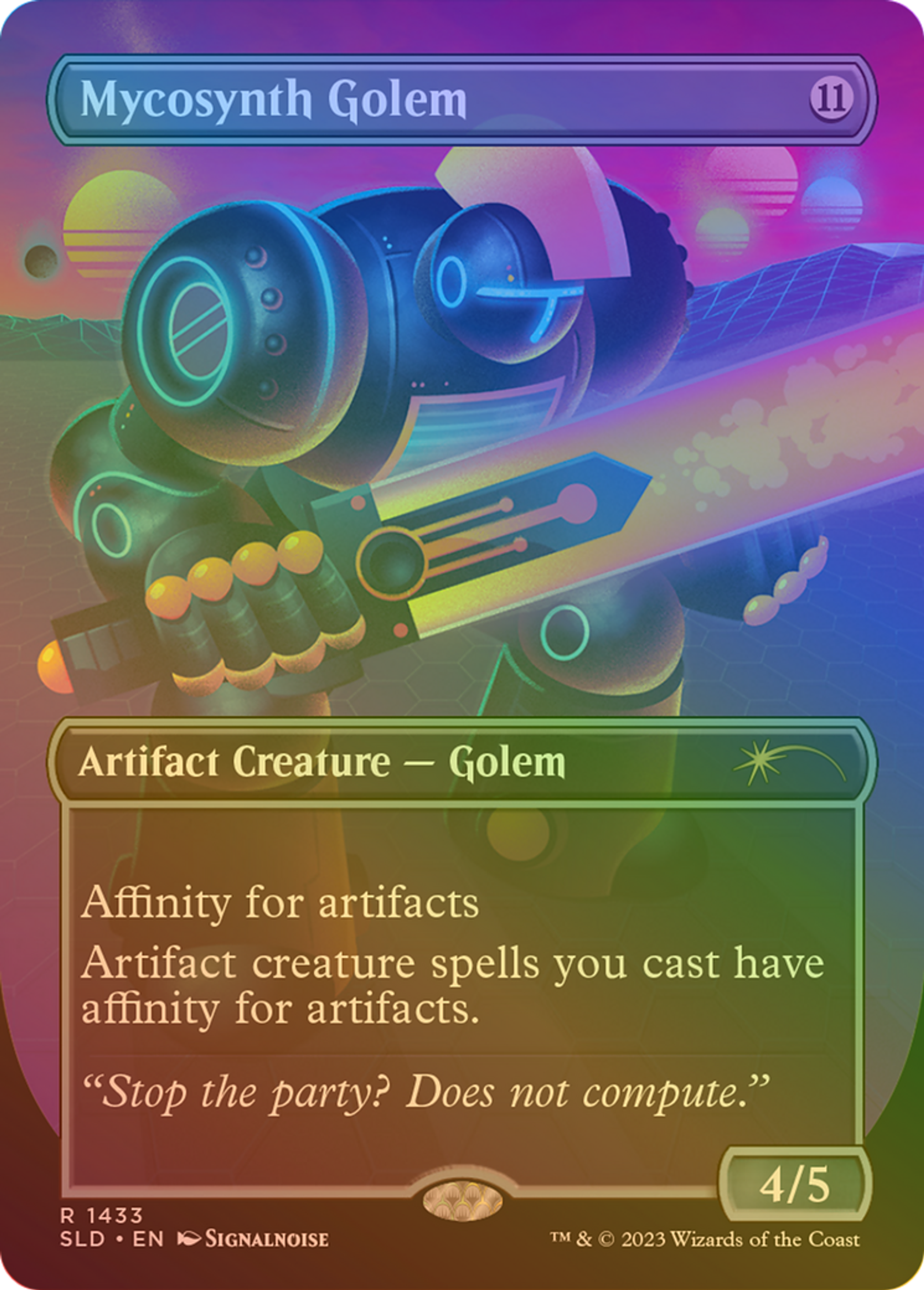 Mycosynth Golem — Secret Lair Drop — Magic: The Gathering