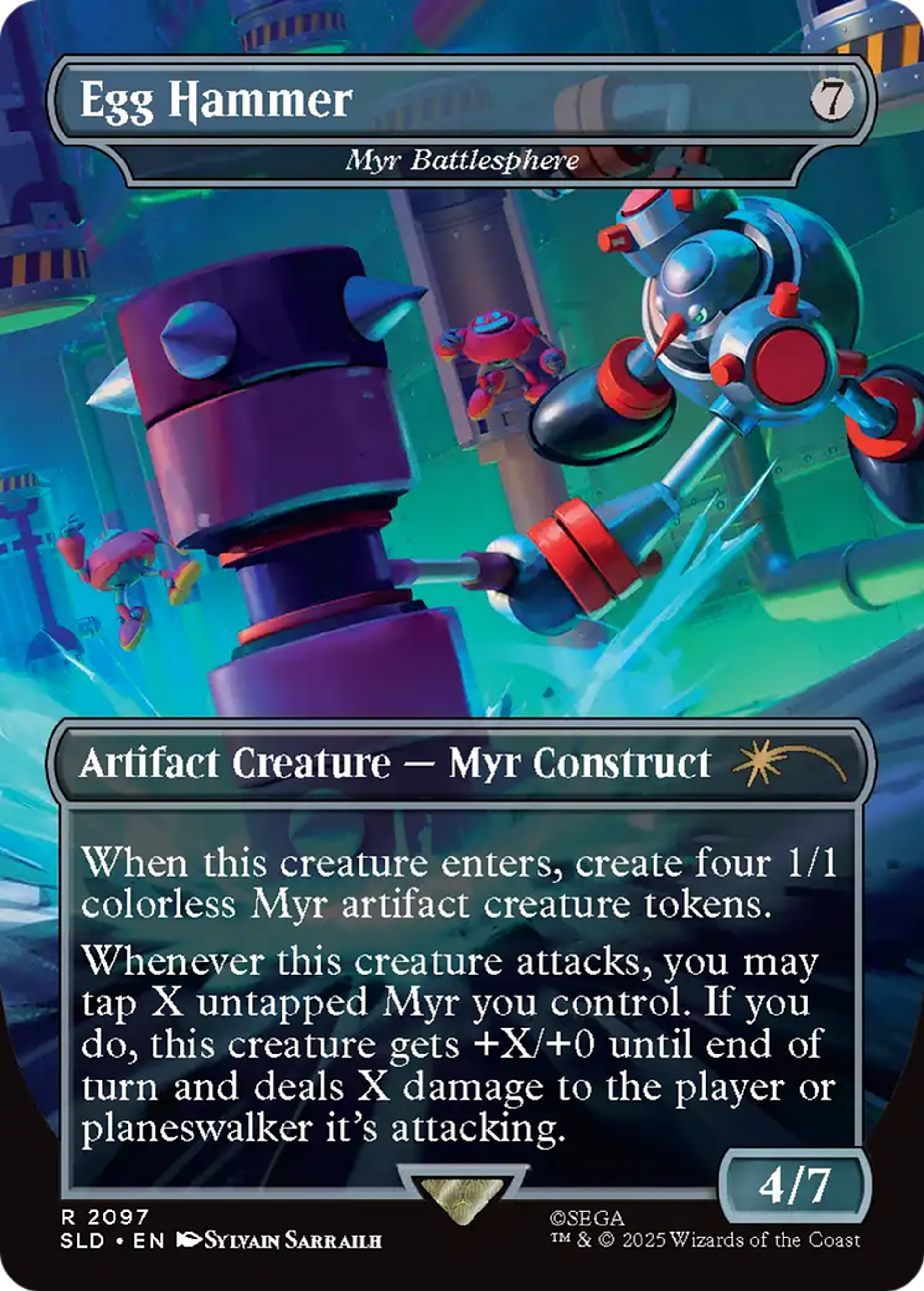 Myr Battlesphere — Secret Lair Drop — Magic: The Gathering