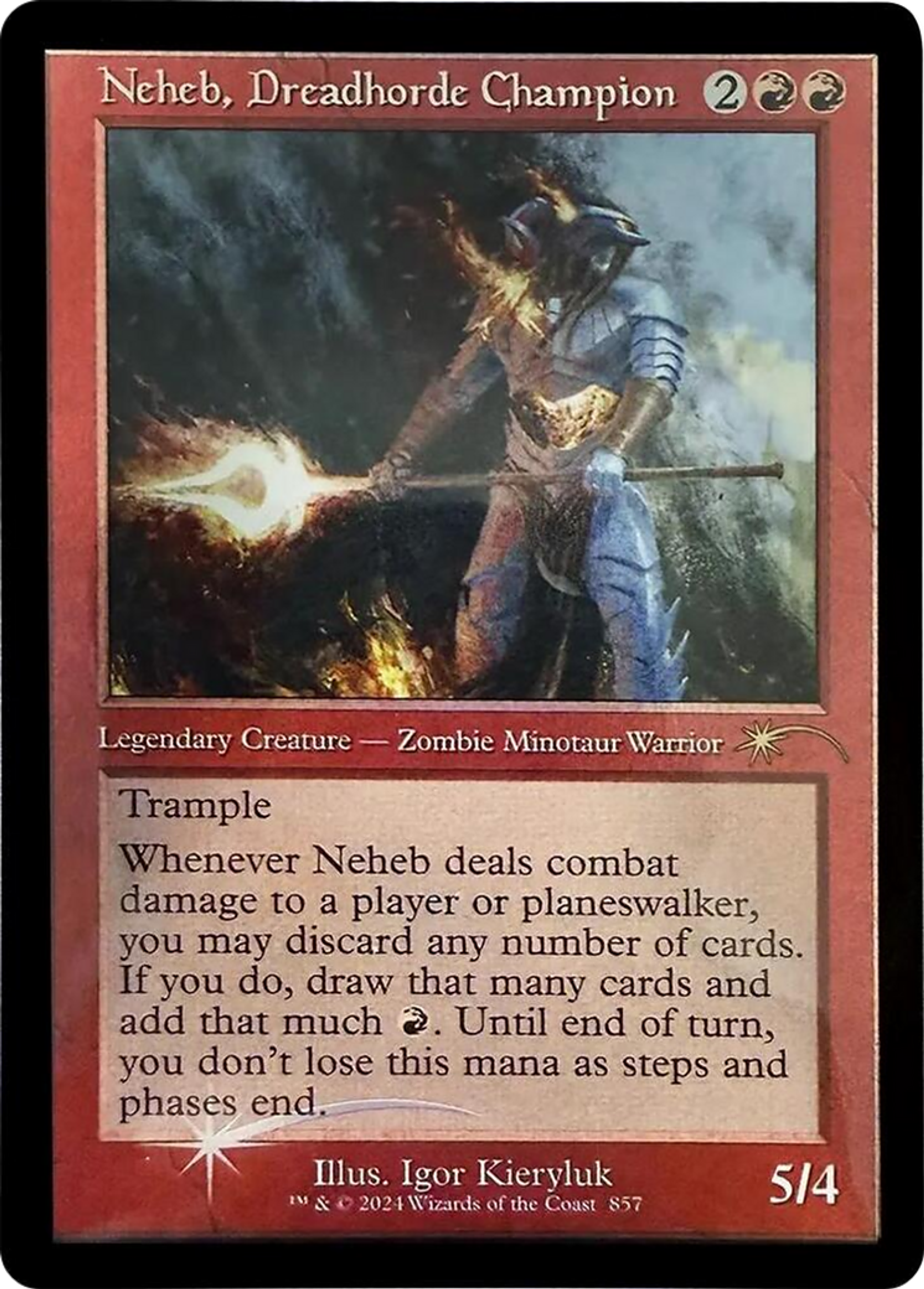 Neheb, champion de la Horde de l'effroi — Secret Lair Drop — Magic: The Gathering
