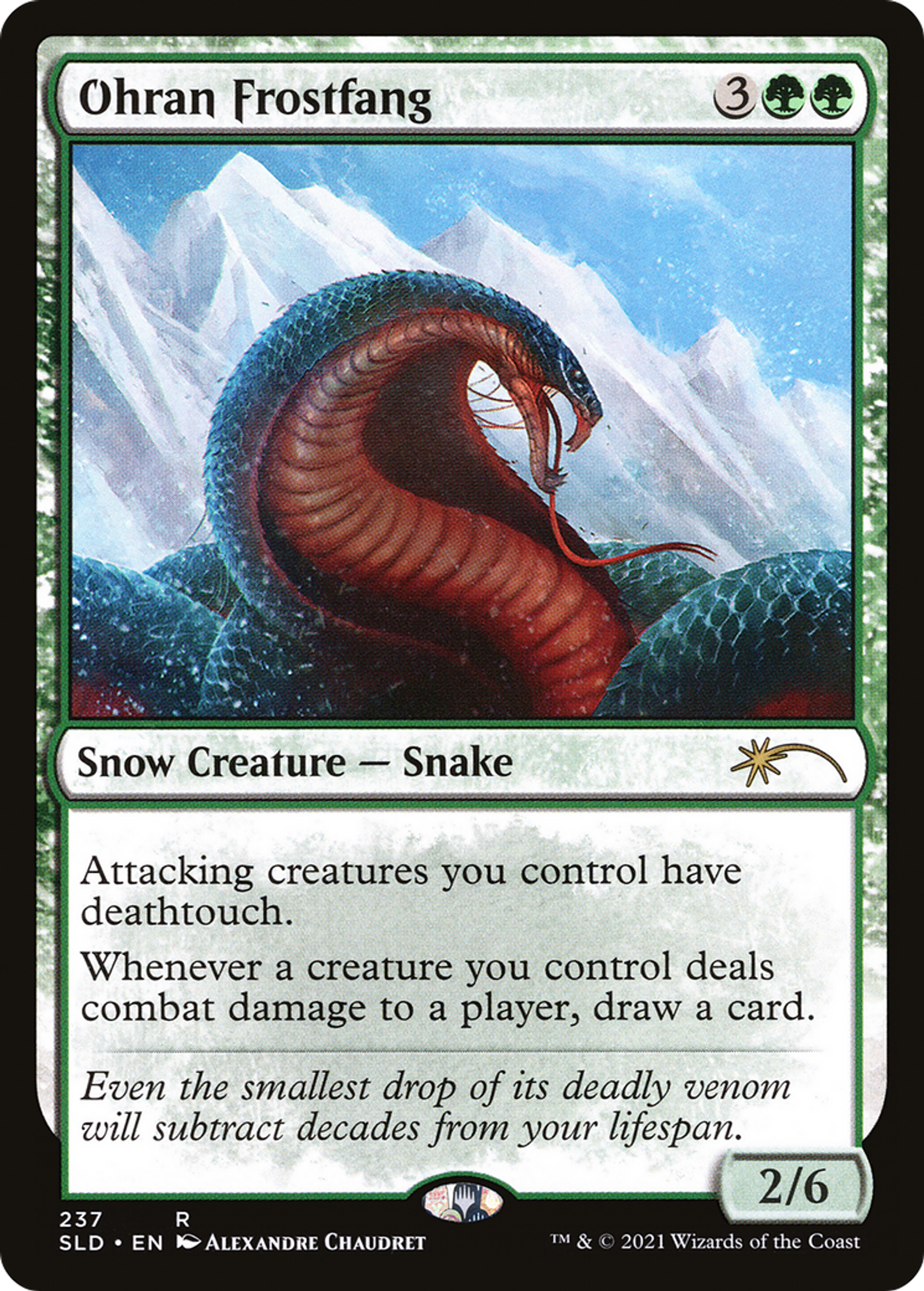 Croc-de-givre d'Ohran — Secret Lair Drop — Magic: The Gathering