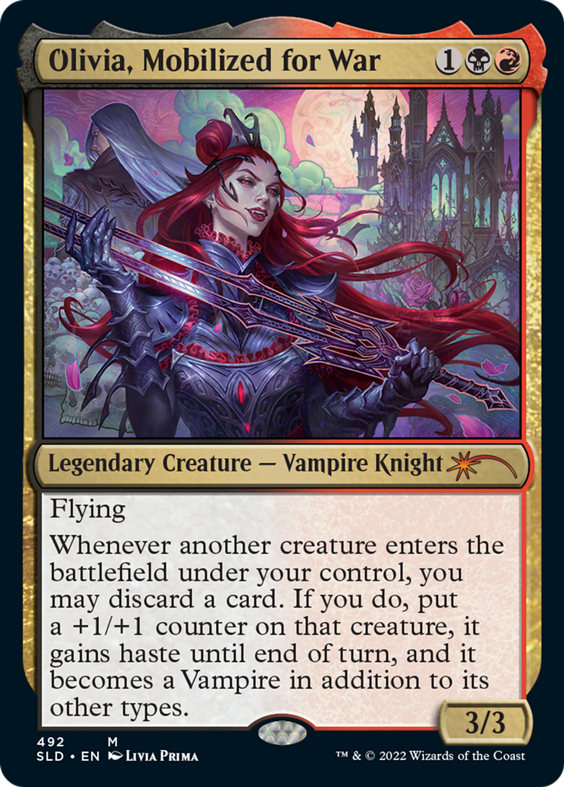 Olivia, mobilisée pour la guerre — Secret Lair Drop — Magic: The Gathering
