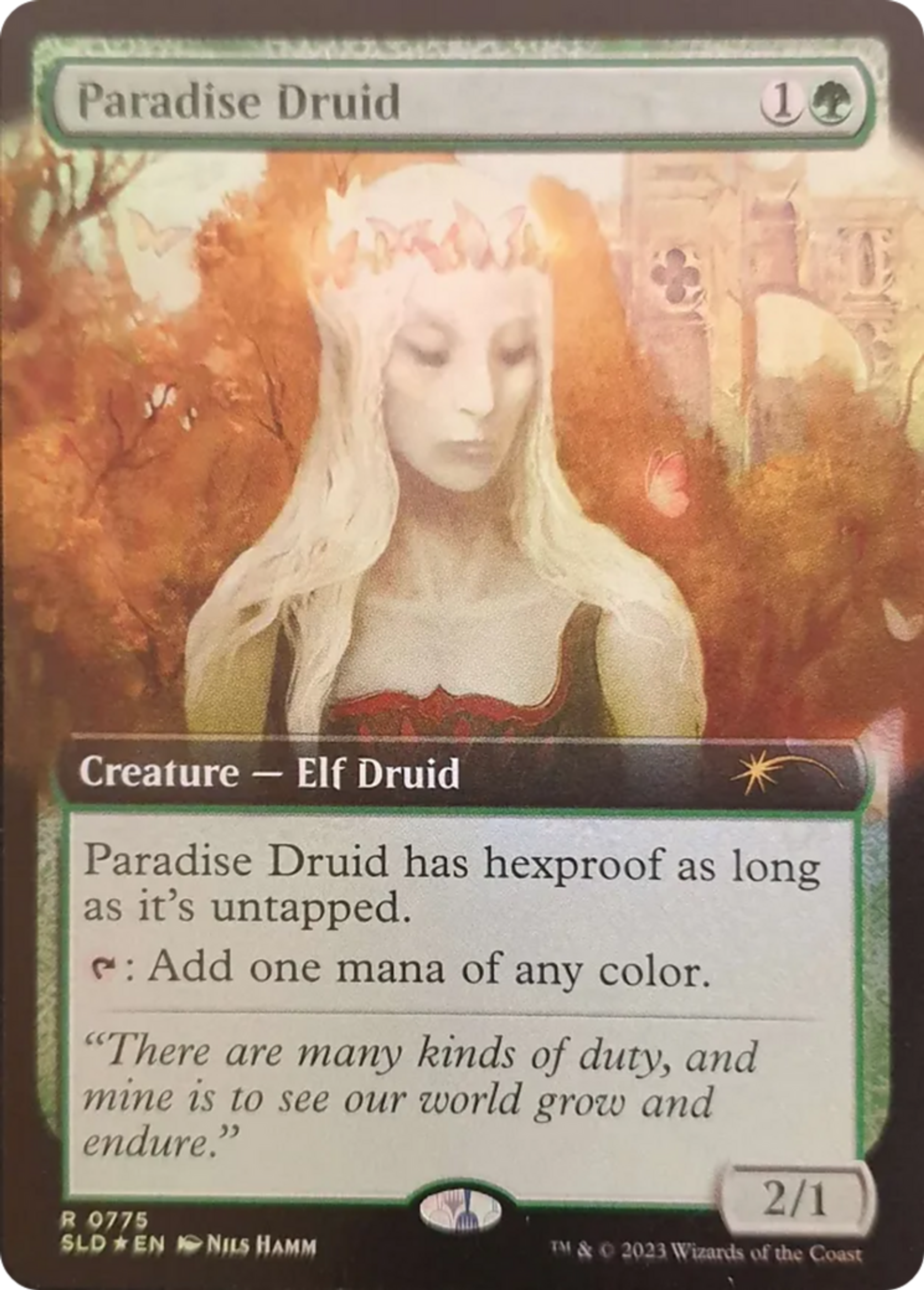 Druidesse de paradis — Secret Lair Drop — Magic: The Gathering