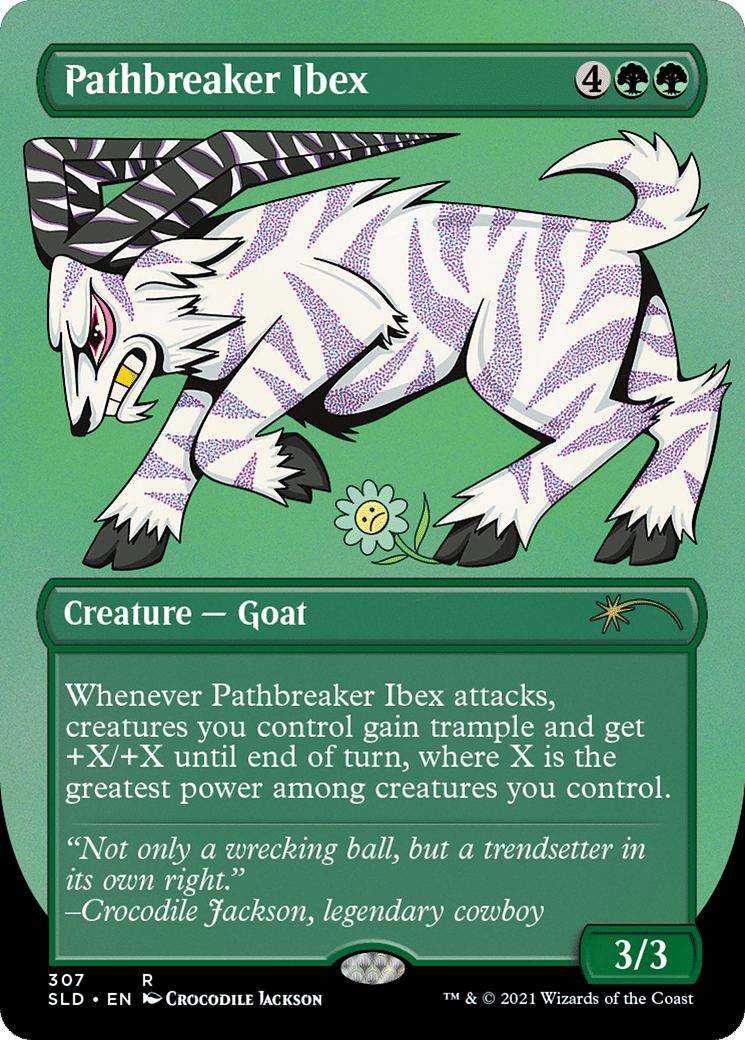 Pathbreaker Ibex — Secret Lair Drop — Magic: The Gathering