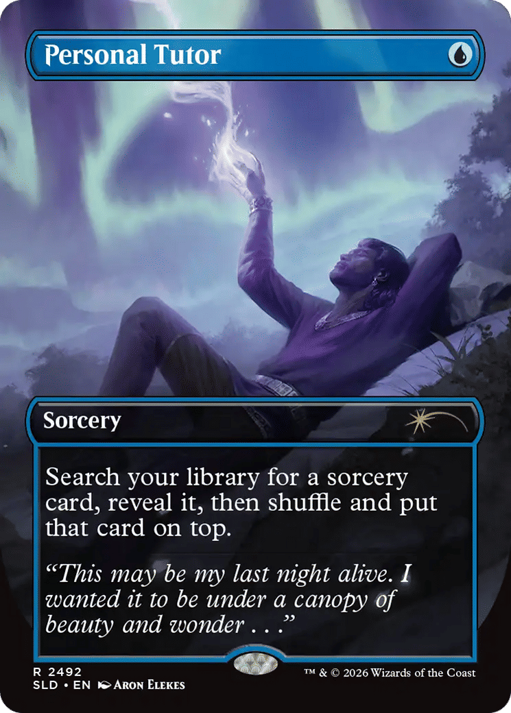 Personal Tutor — Secret Lair Drop — Magic: The Gathering