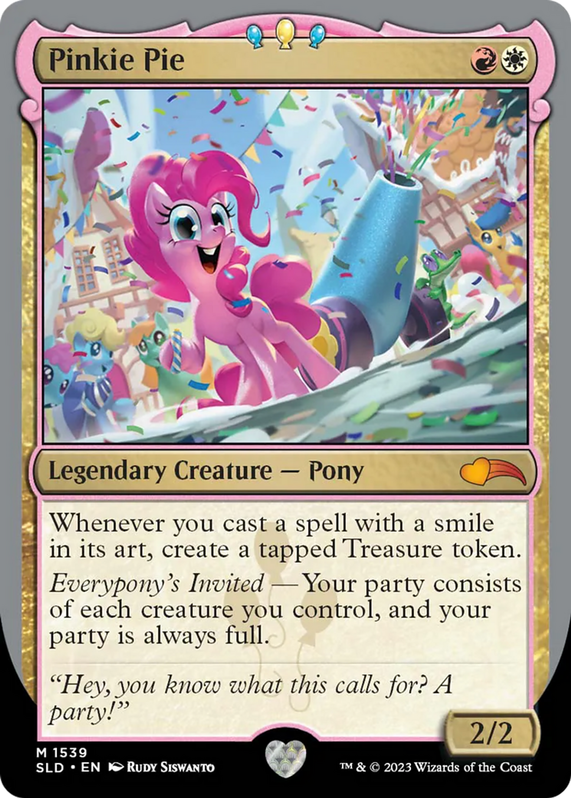 Pinkie Pie — Secret Lair Drop — Magic: The Gathering
