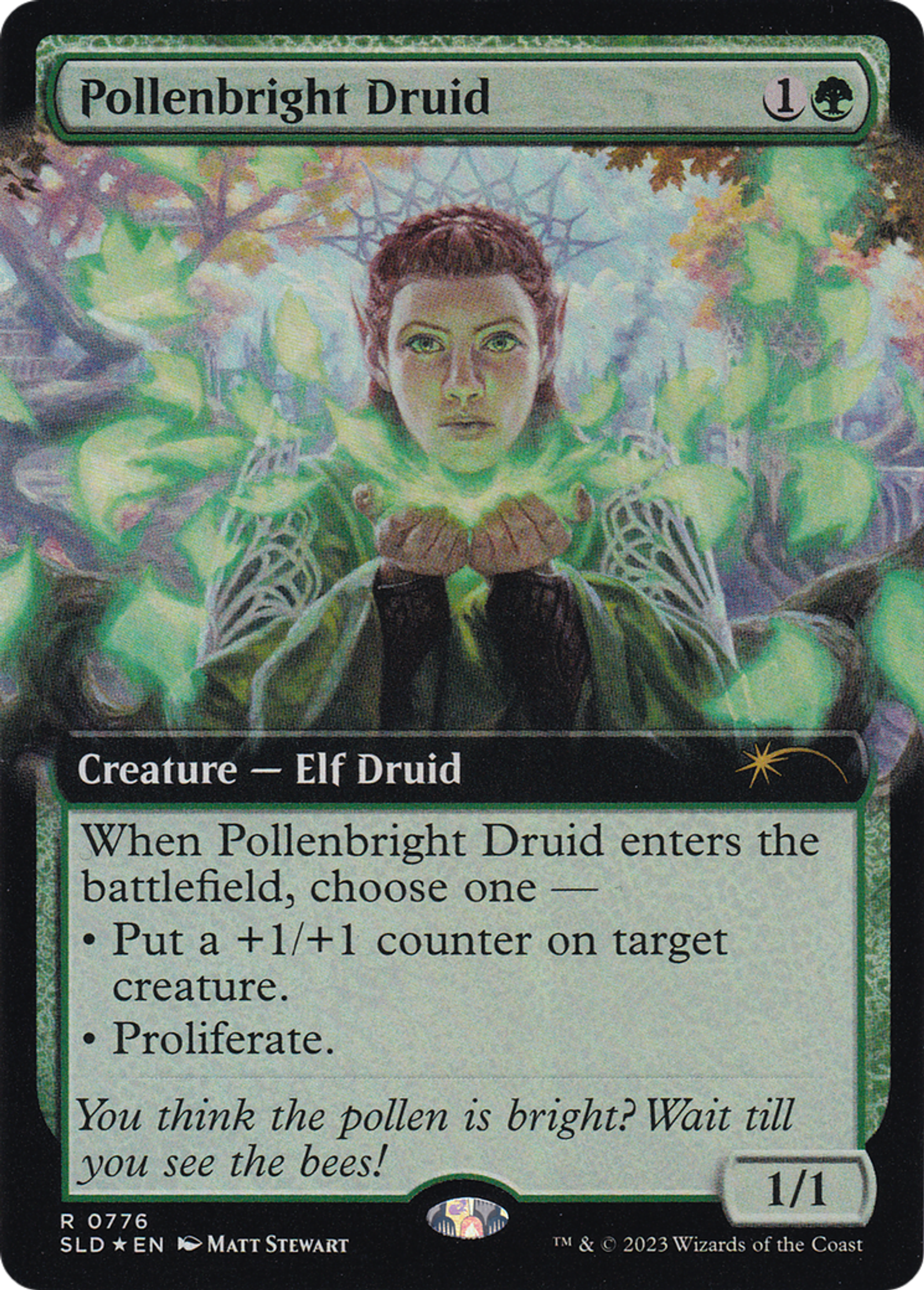 Druidesse de clairpollen — Secret Lair Drop — Magic: The Gathering