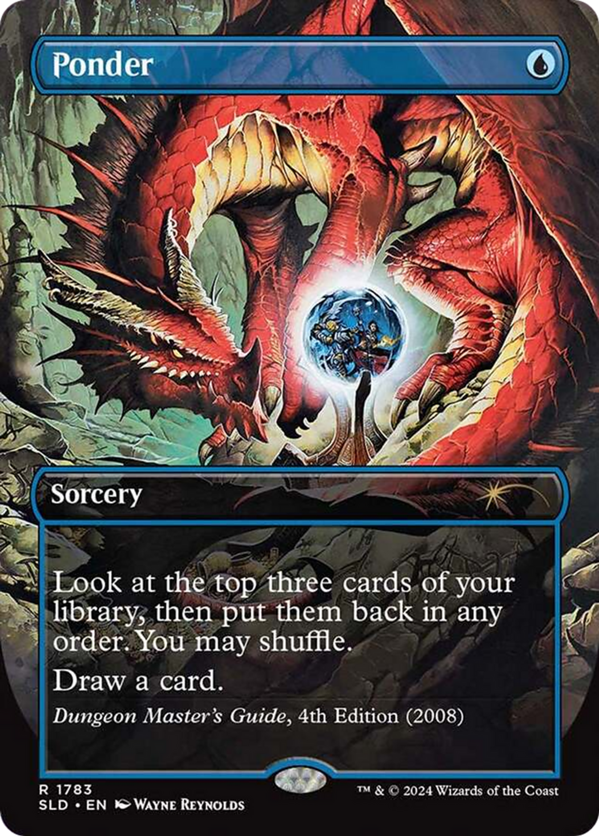 Ponder — Secret Lair Drop — Magic: The Gathering