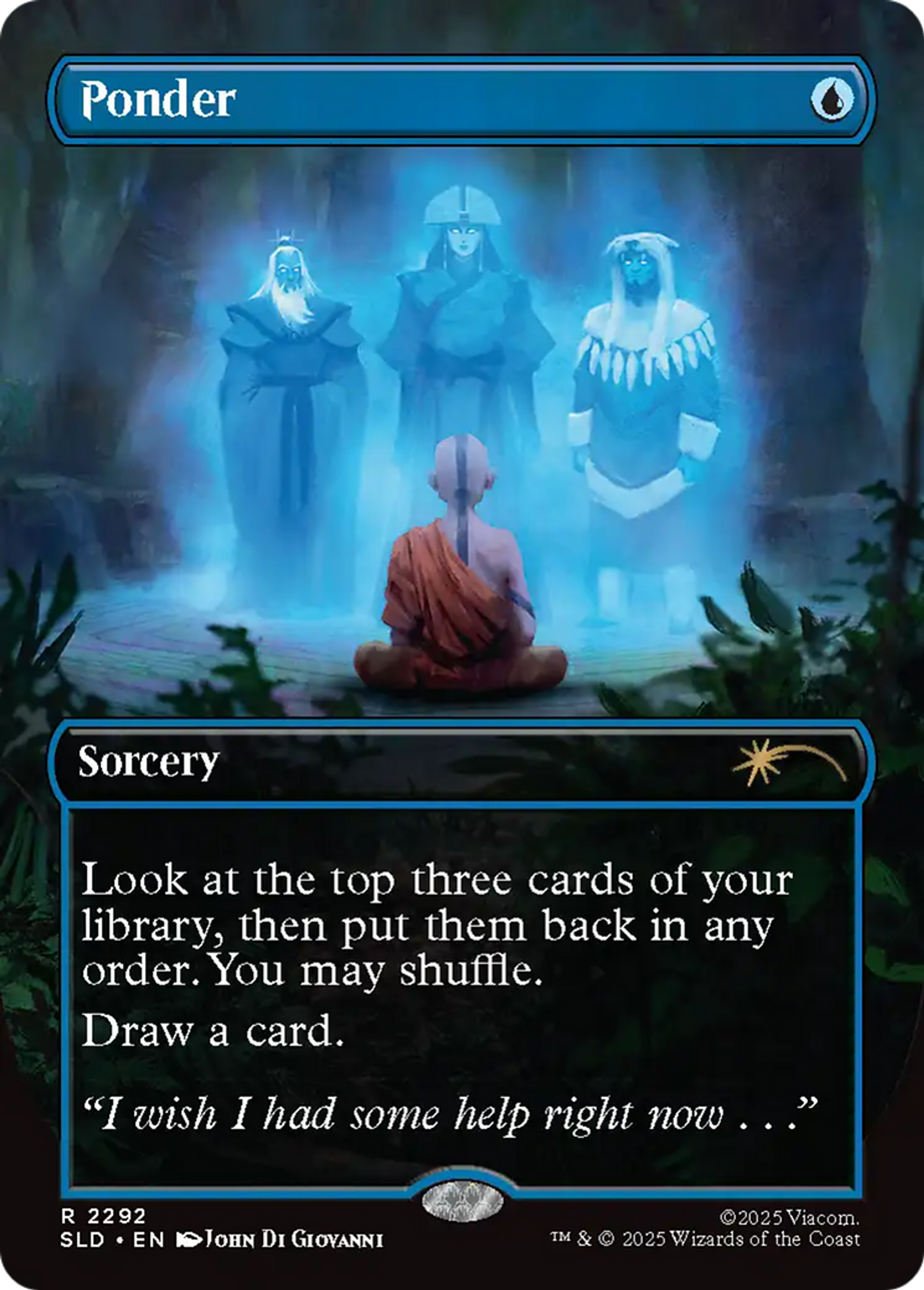 Ponder — Secret Lair Drop — Magic: The Gathering