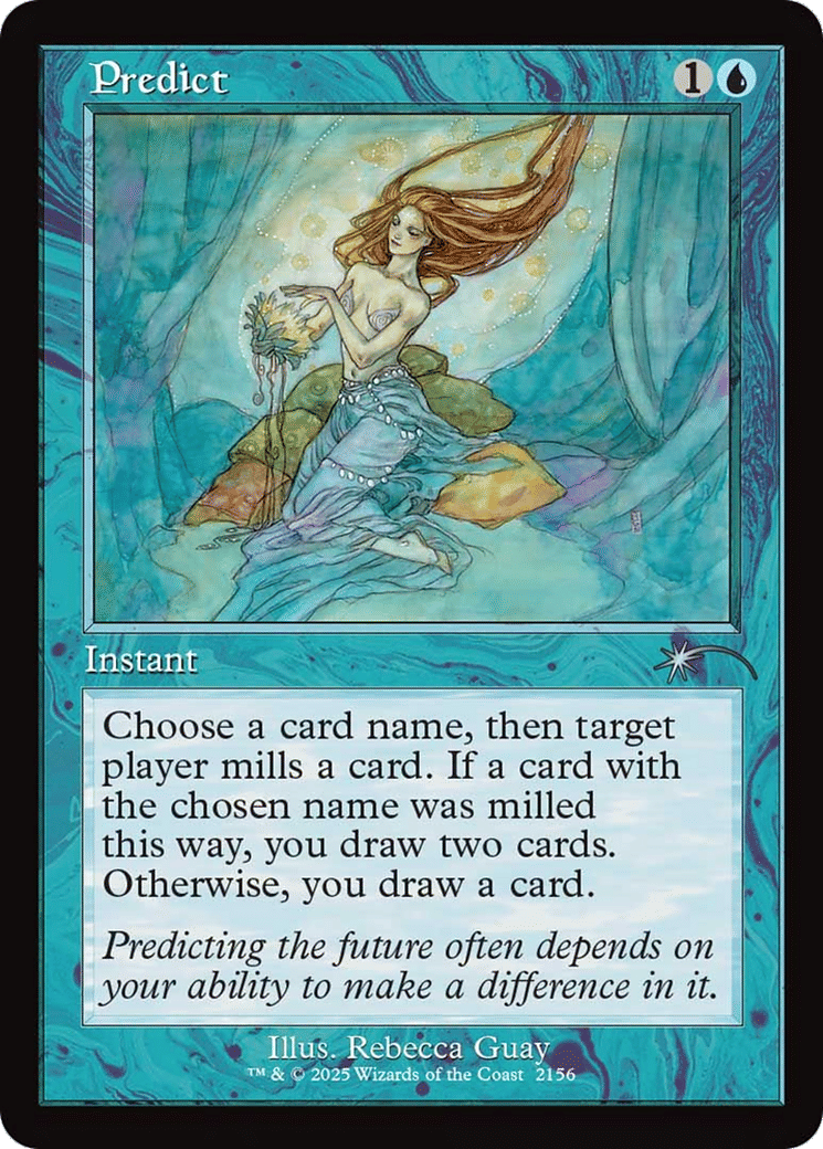 Predict — Secret Lair Drop — Magic: The Gathering