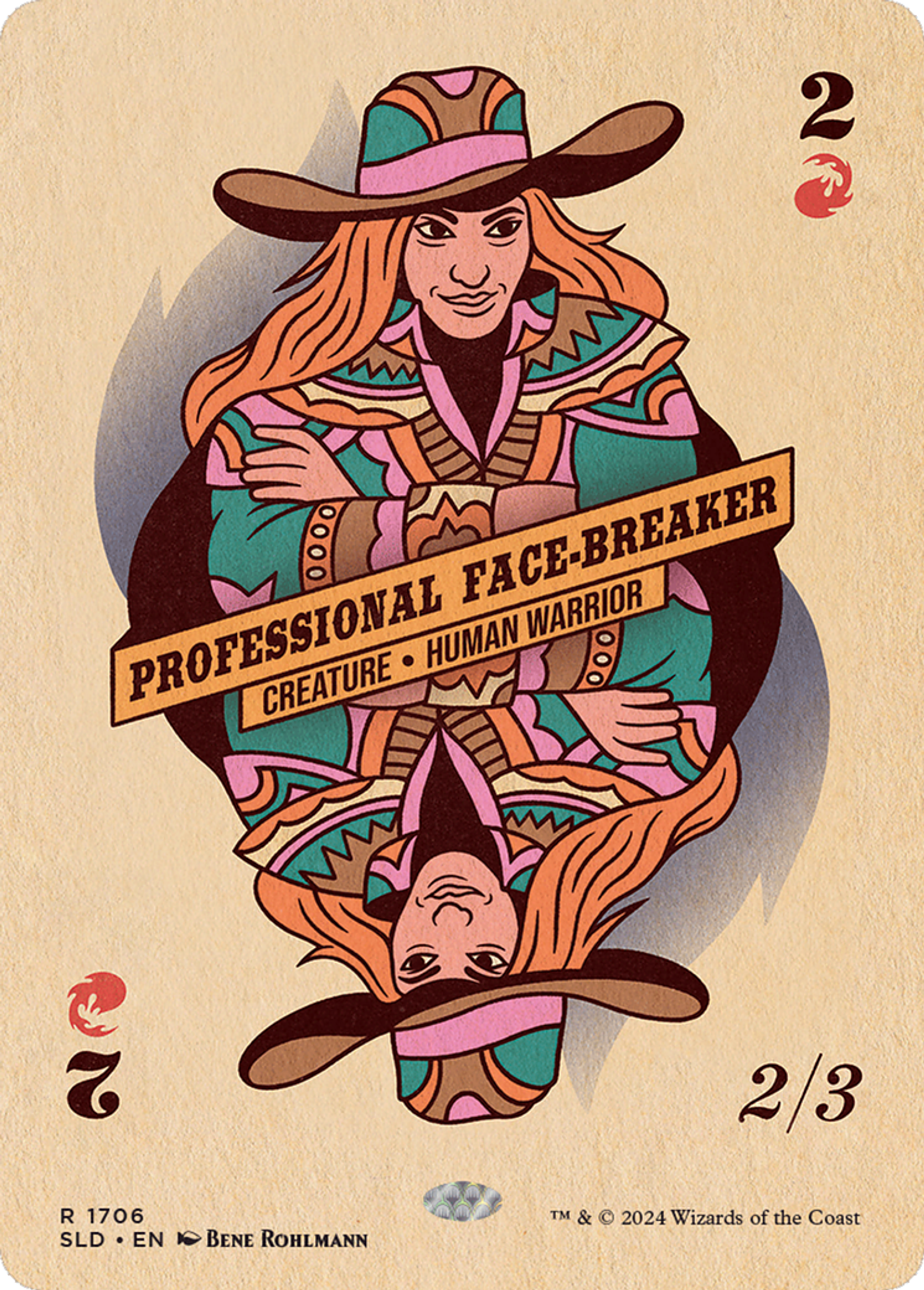 Professional Face-Breaker — Secret Lair Drop — Magic: The Gathering