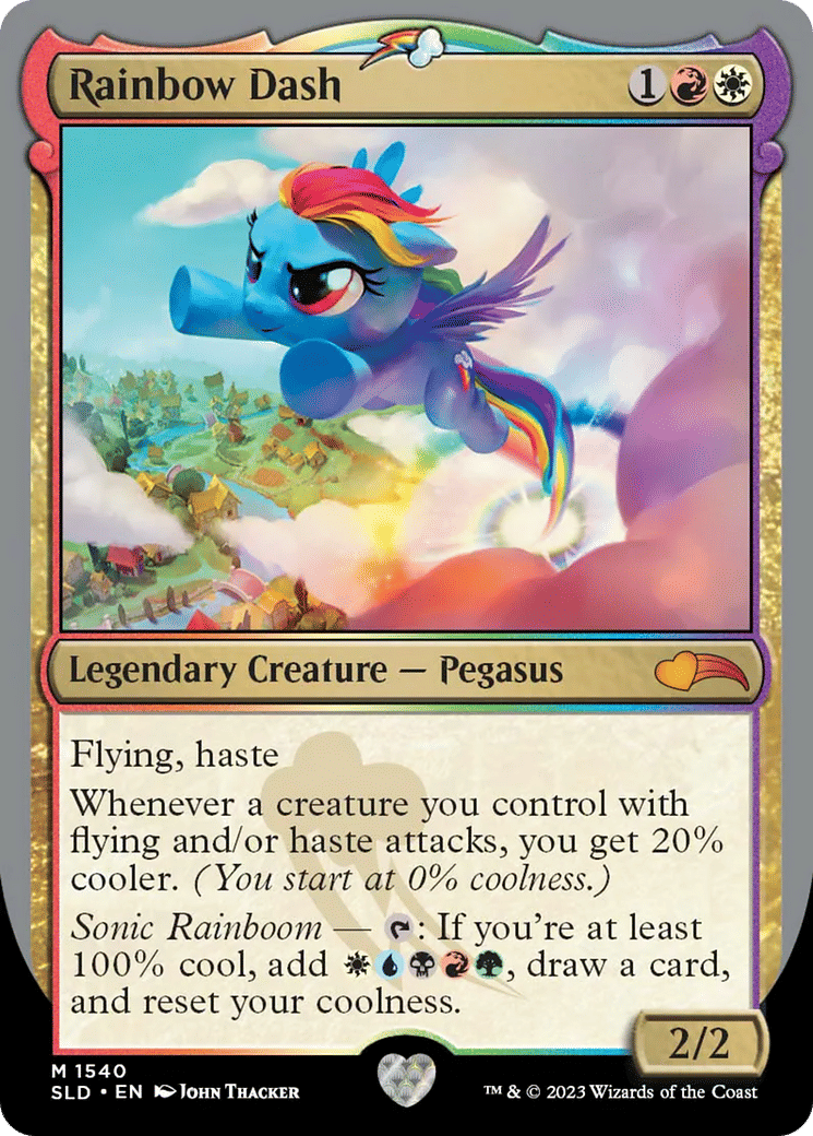 Rainbow Dash — Secret Lair Drop — Magic: The Gathering