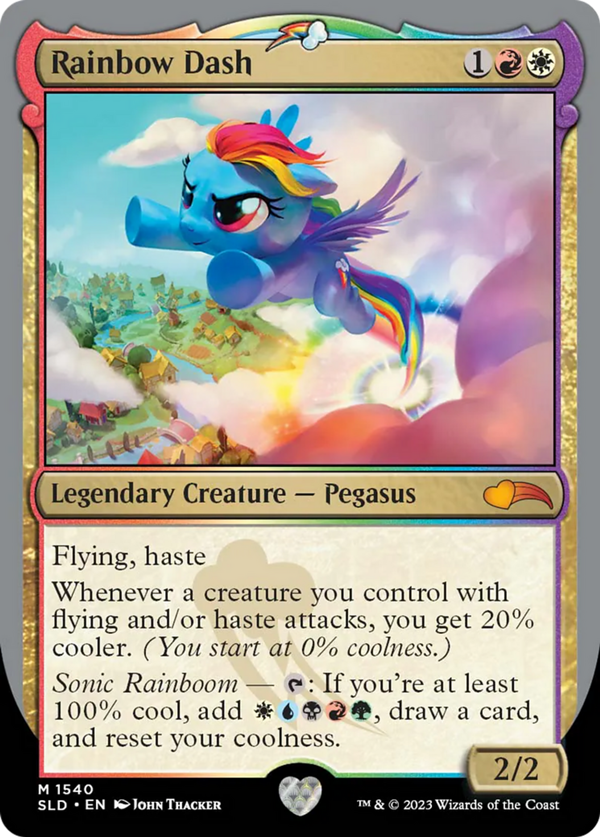 Rainbow Dash — Secret Lair Drop — Magic: The Gathering