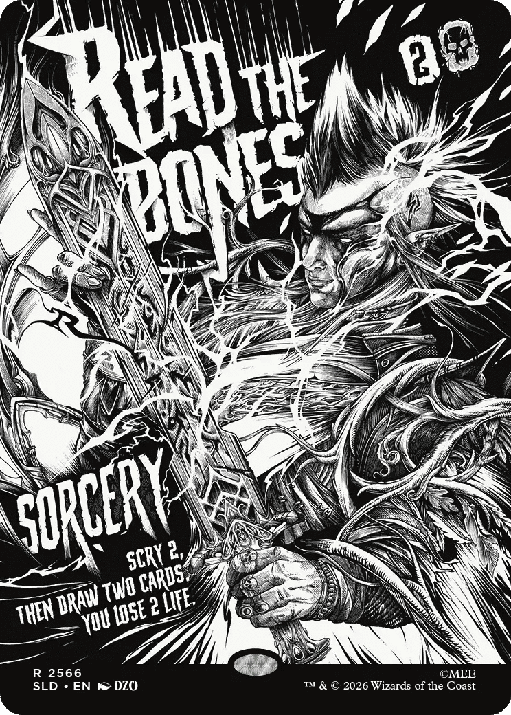 Lire dans les os — Secret Lair Drop — Magic: The Gathering