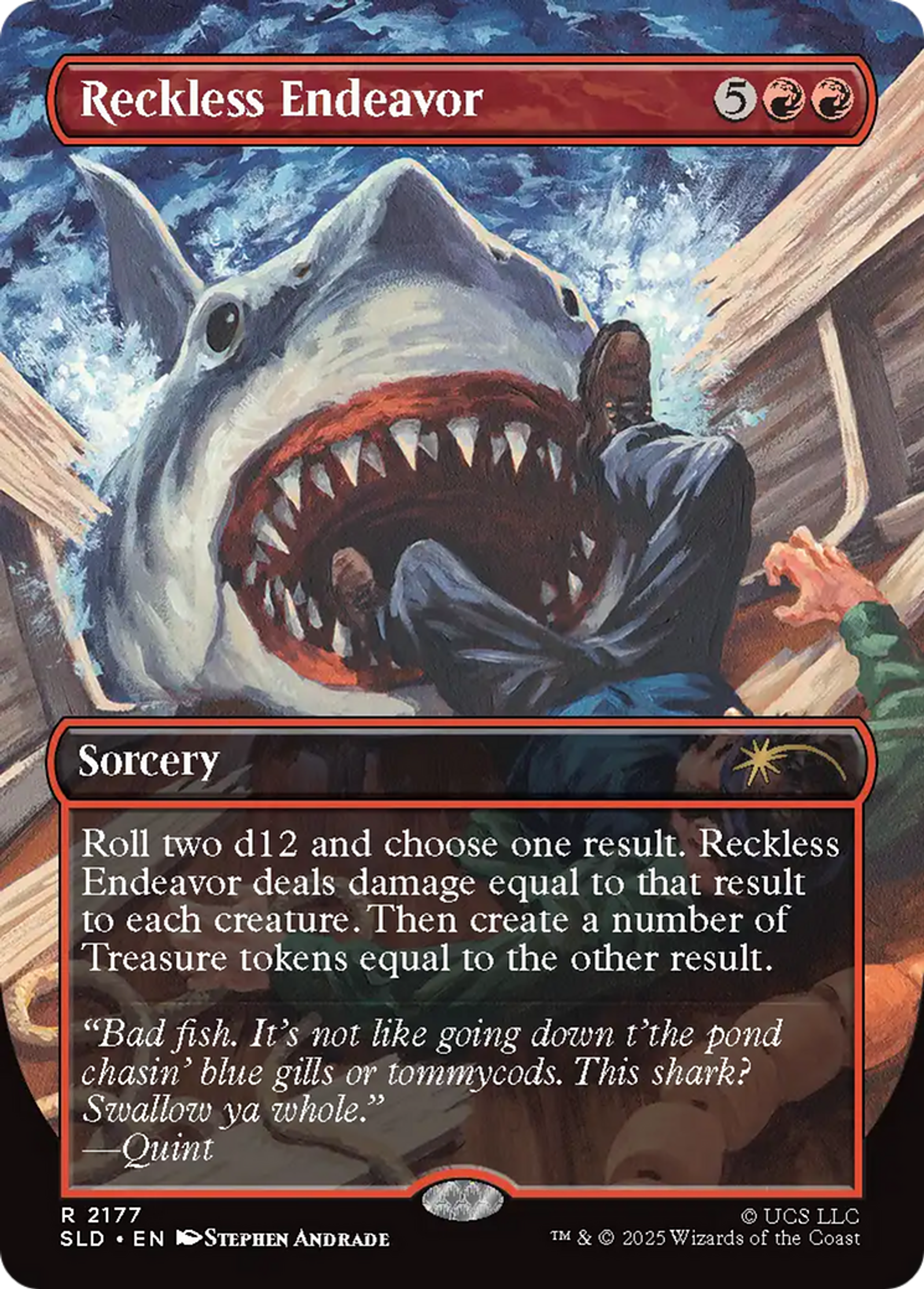 Reckless Endeavor — Secret Lair Drop — Magic: The Gathering