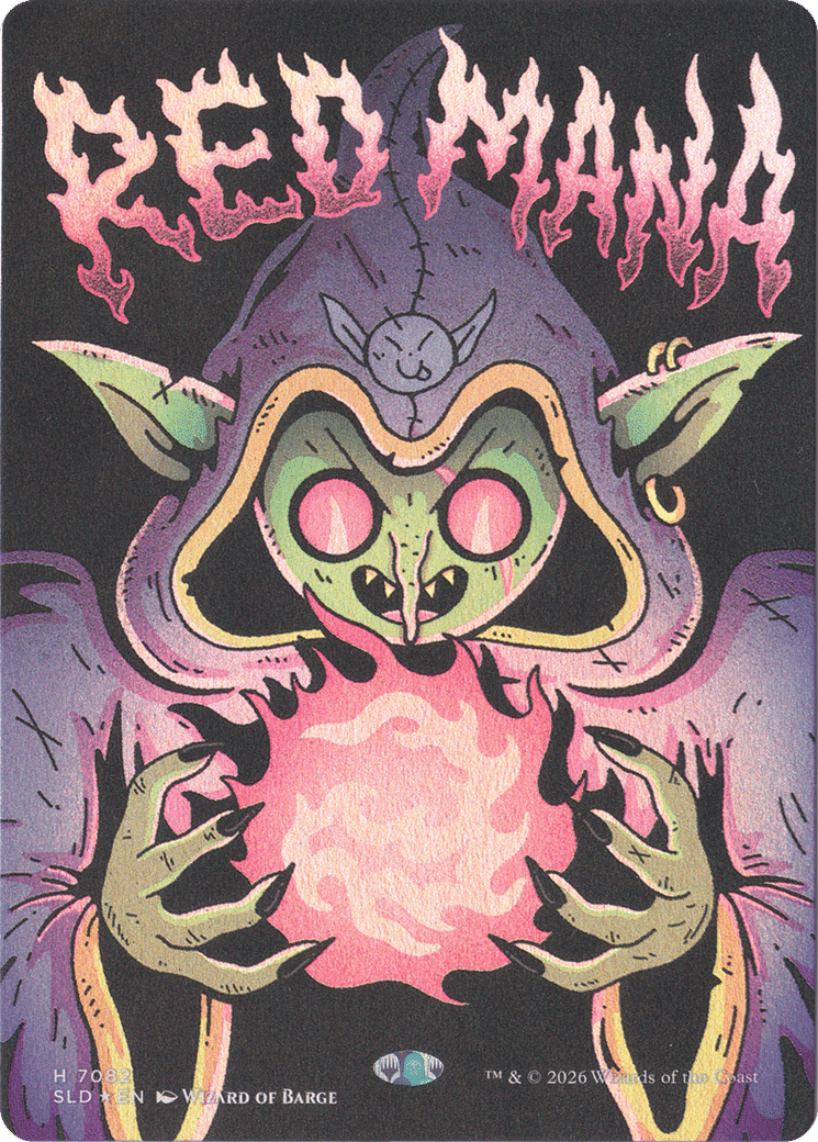 Red Mana — Secret Lair Drop — Magic: The Gathering