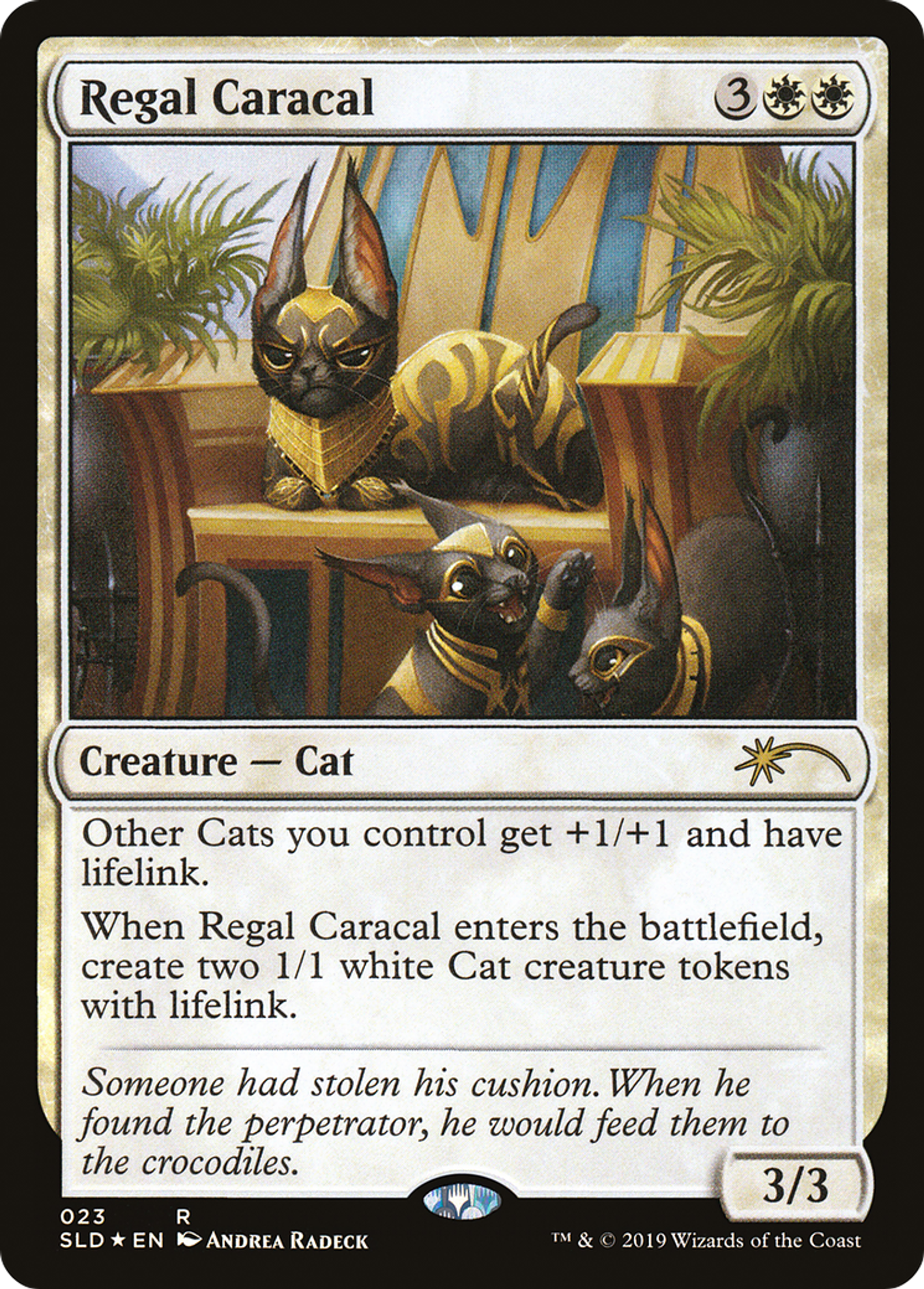 Regal Caracal — Secret Lair Drop — Magic: The Gathering