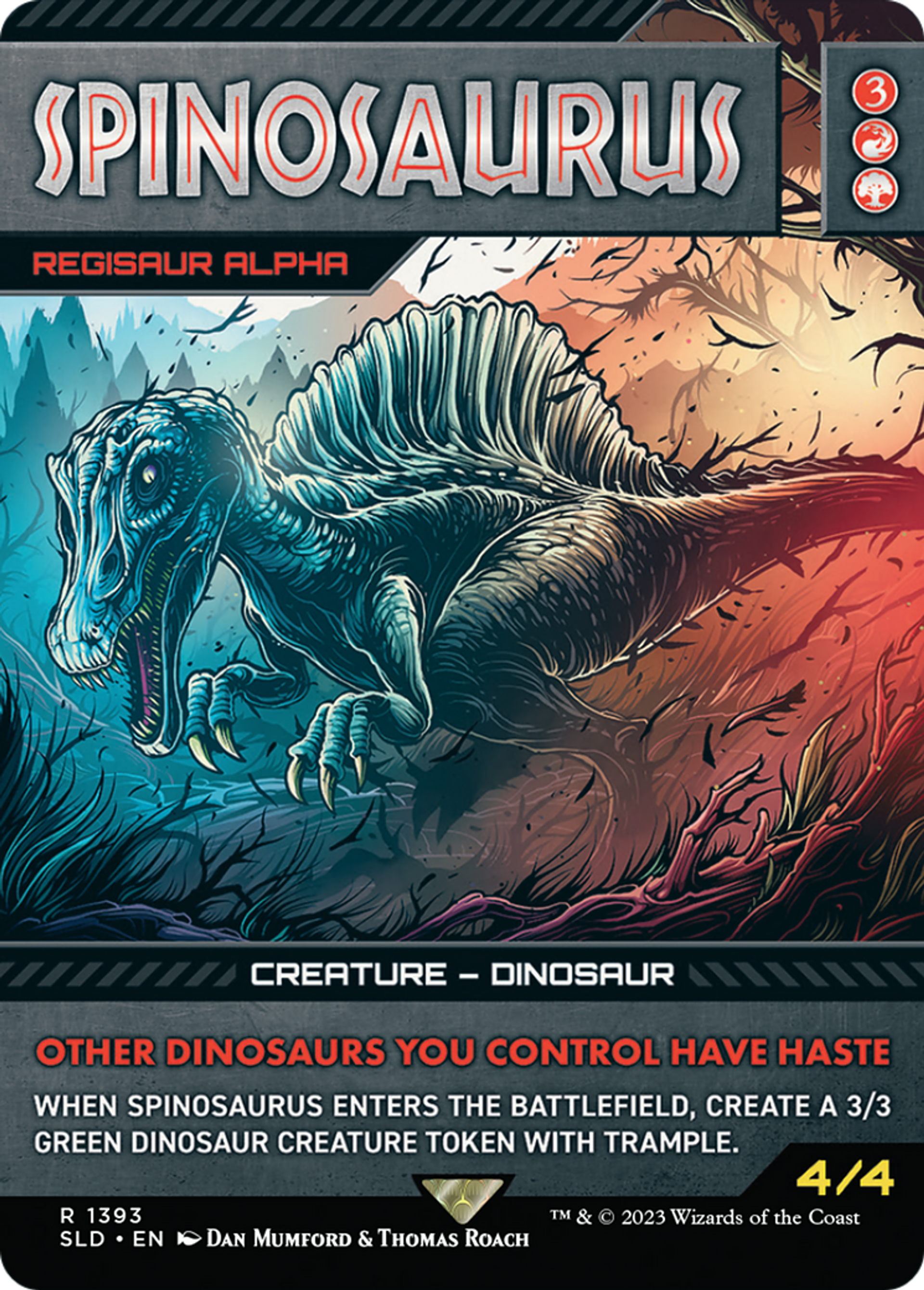 Régisaure alpha — Secret Lair Drop — Magic: The Gathering