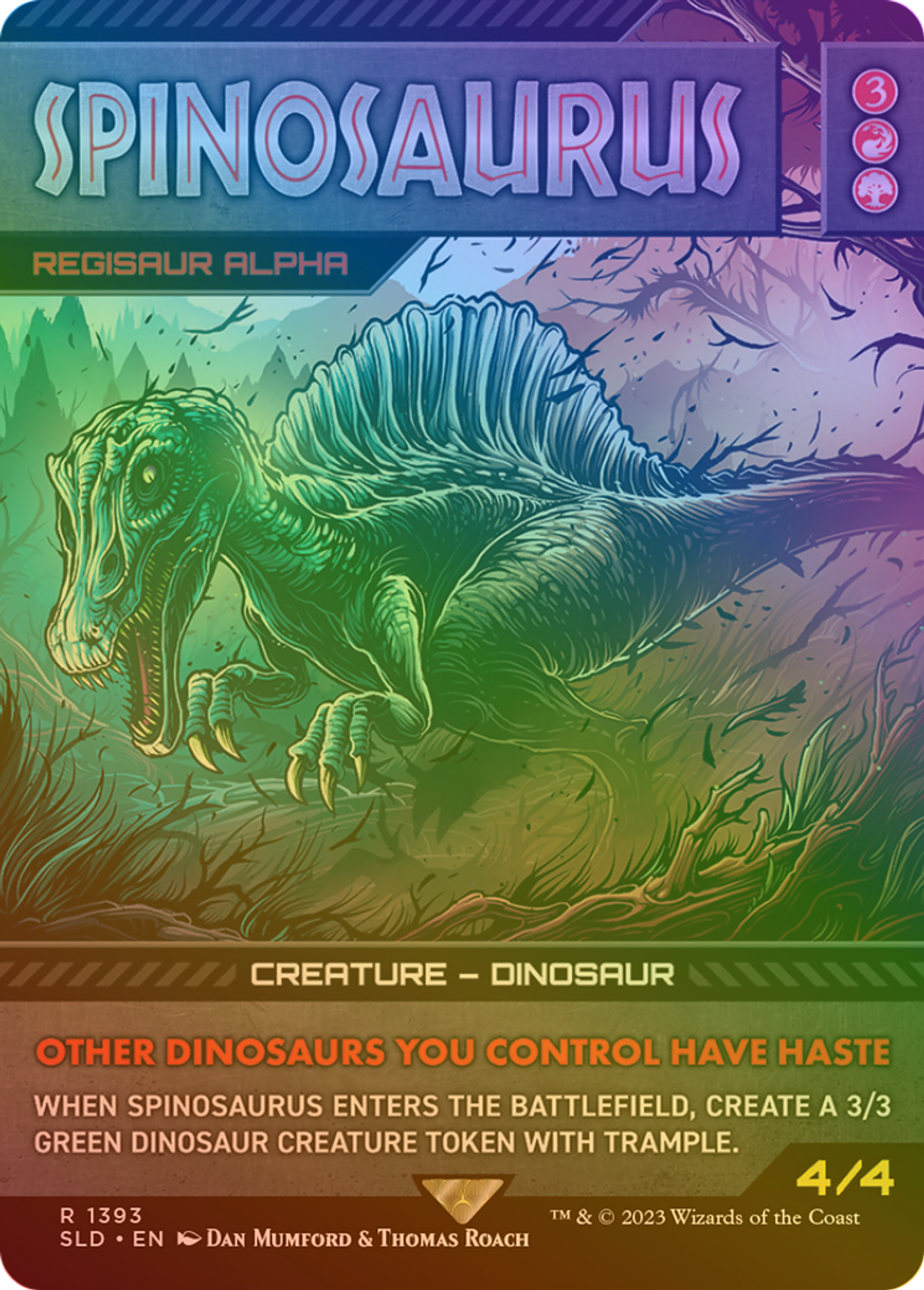 Régisaure alpha — Secret Lair Drop — Magic: The Gathering