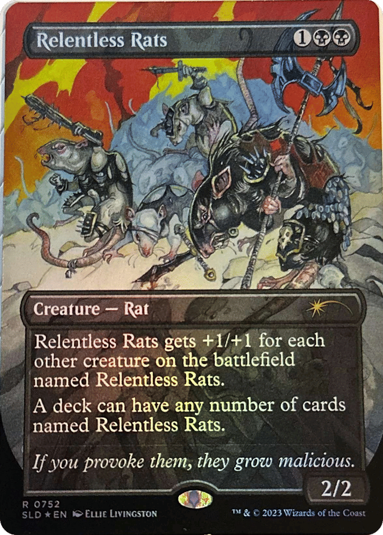 Relentless Rats — Secret Lair Drop — Magic: The Gathering