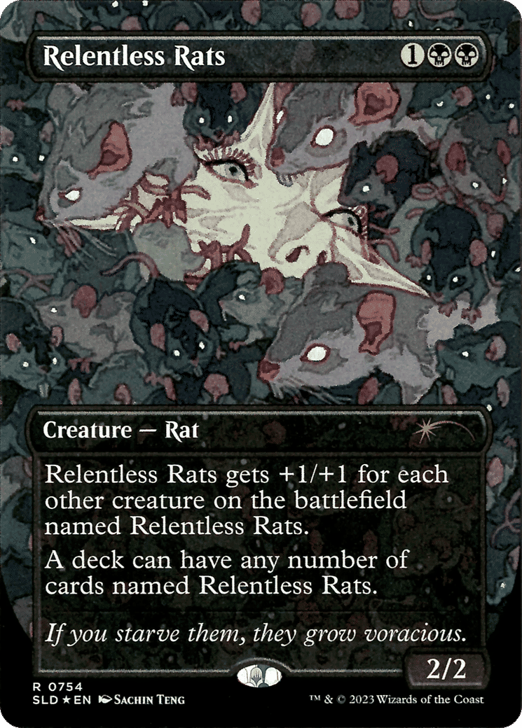 Relentless Rats — Secret Lair Drop — Magic: The Gathering