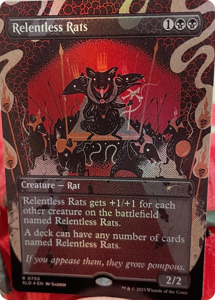 Relentless Rats — Secret Lair Drop — Magic: The Gathering