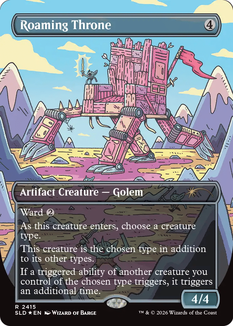 Roaming Throne — Secret Lair Drop — Magic: The Gathering