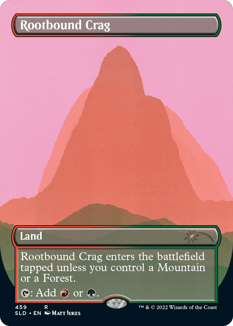Rootbound Crag — Secret Lair Drop — Magic: The Gathering