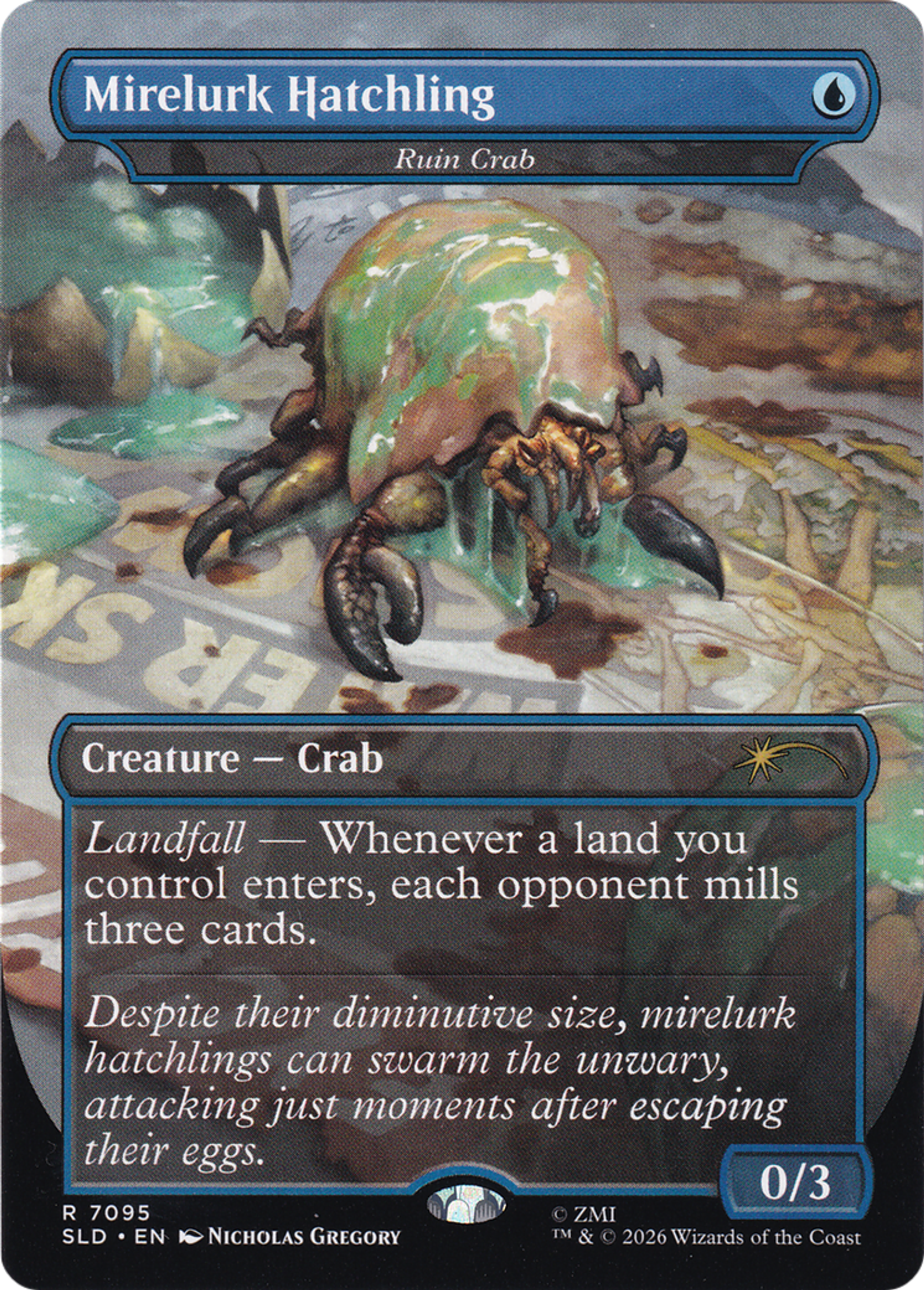 Crabe des ruines — Secret Lair Drop — Magic: The Gathering