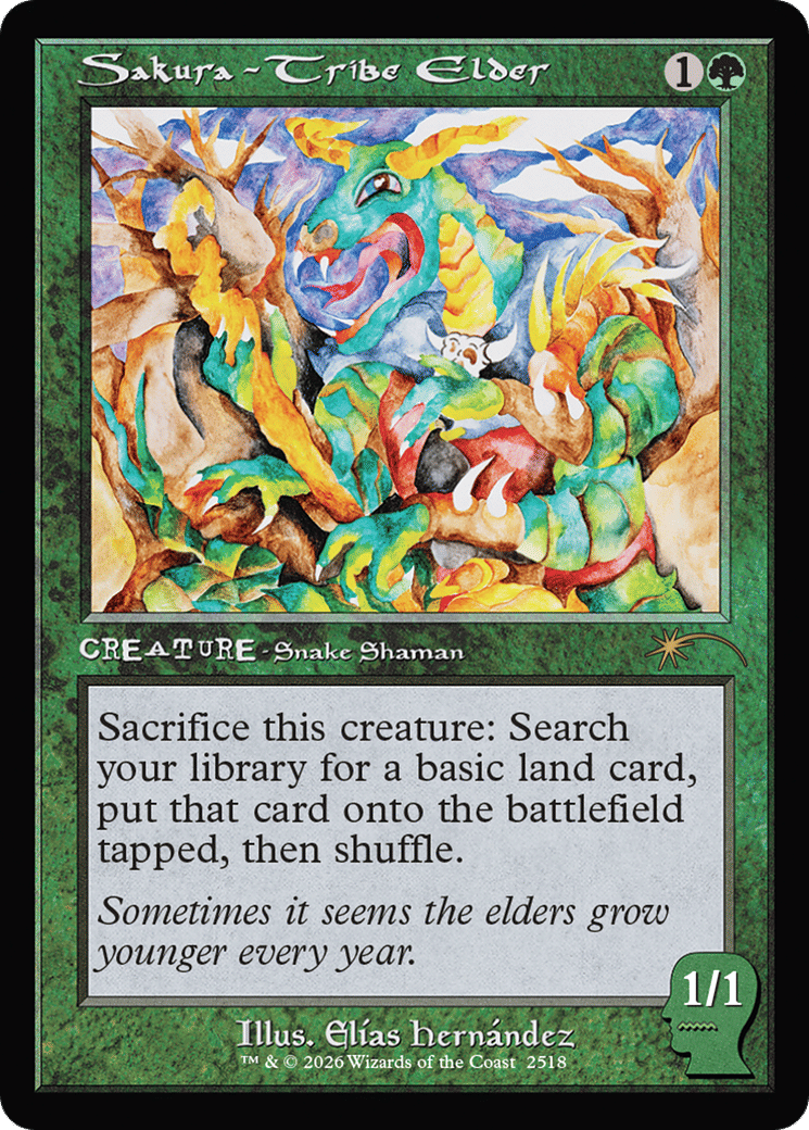 Ancêtre de la tribu Sakura — Secret Lair Drop — Magic: The Gathering