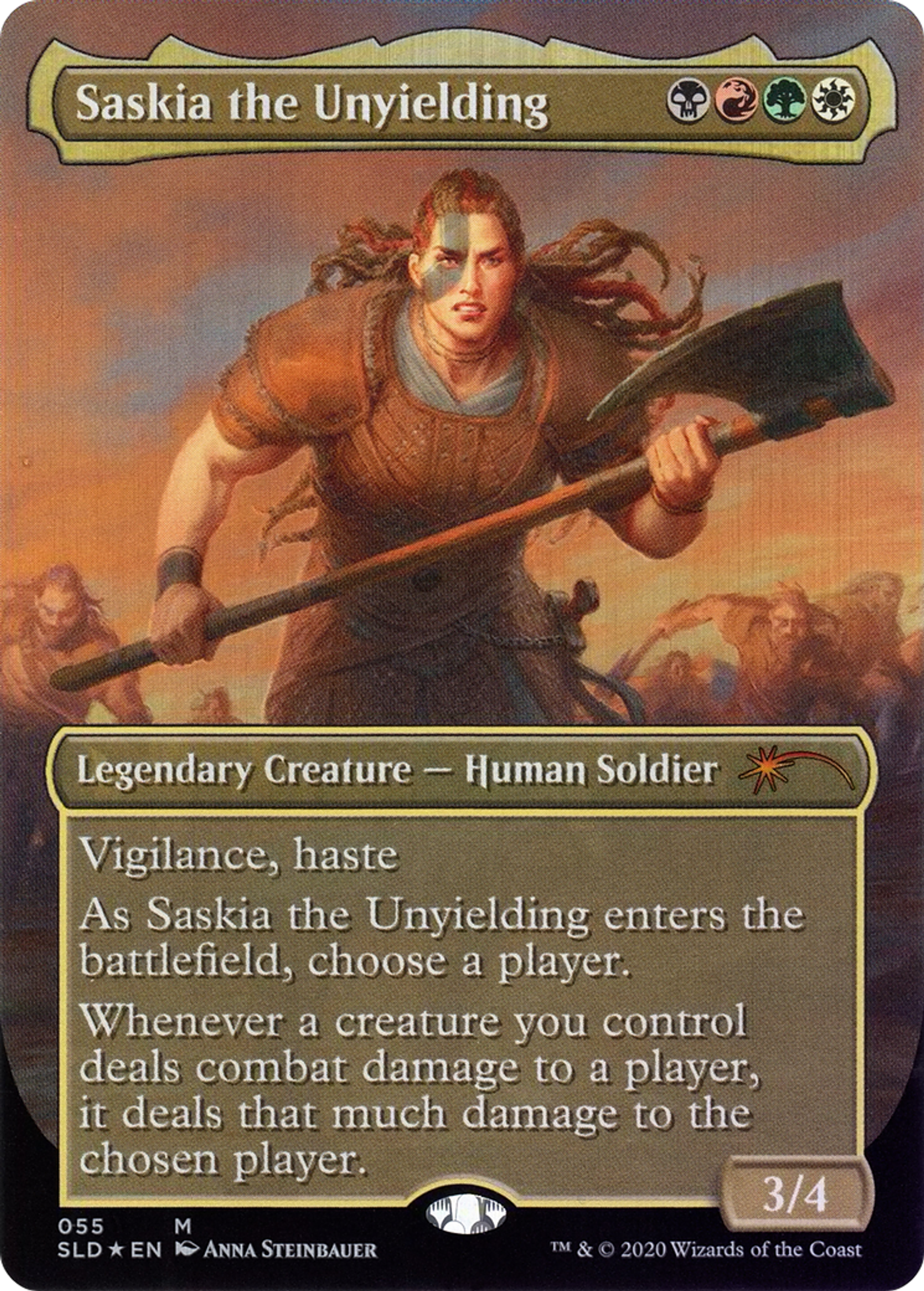 Saskia the Unyielding — Secret Lair Drop — Magic: The Gathering