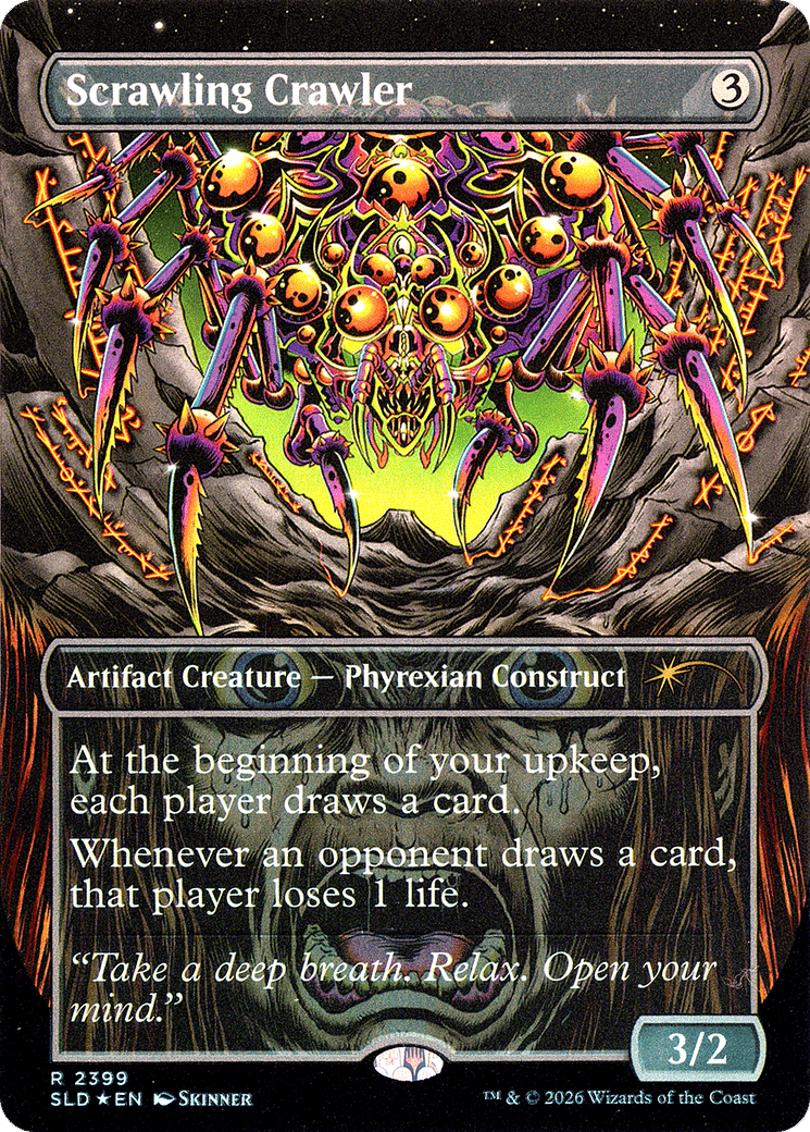 Scrawling Crawler — Secret Lair Drop — Magic: The Gathering