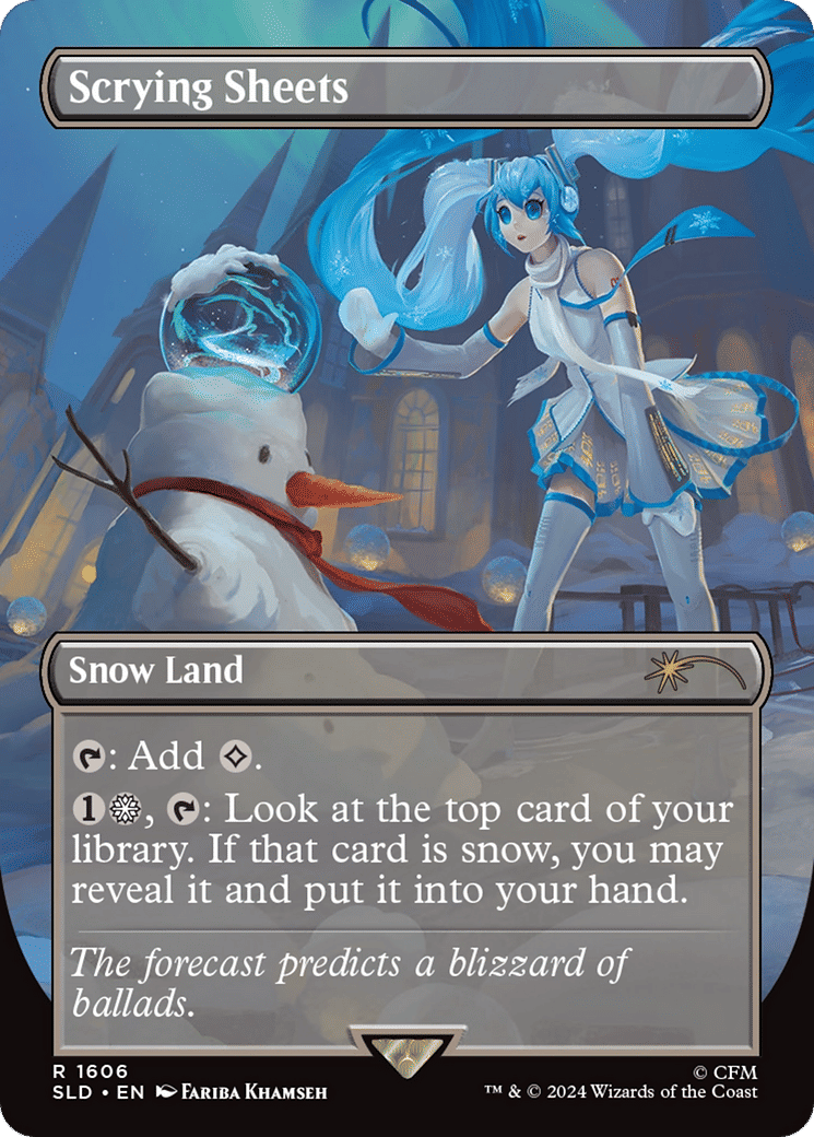Scrying Sheets — Secret Lair Drop — Magic: The Gathering