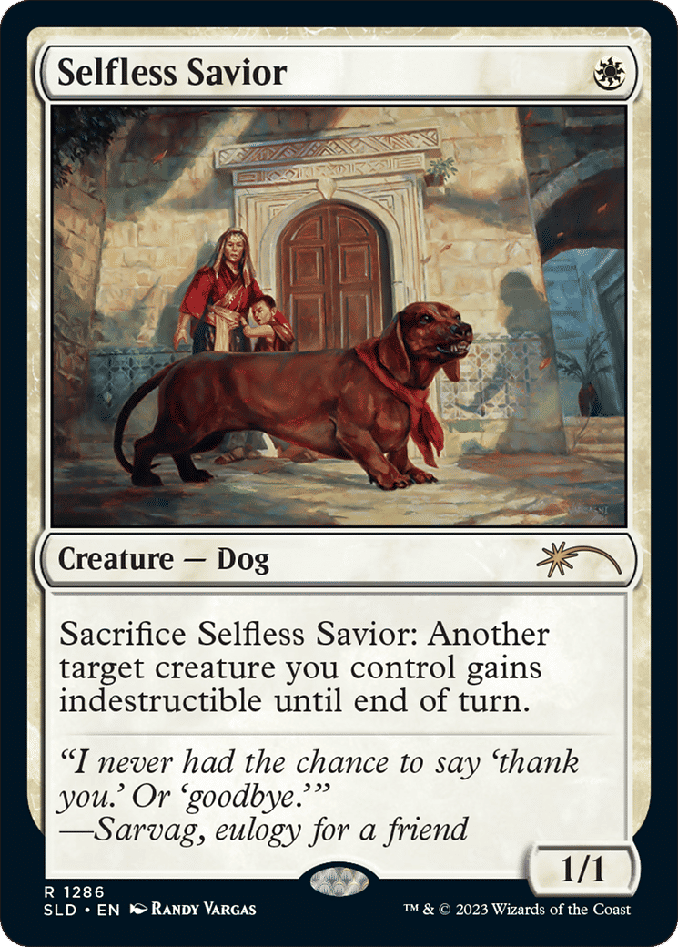 Selfless Savior — Secret Lair Drop — Magic: The Gathering