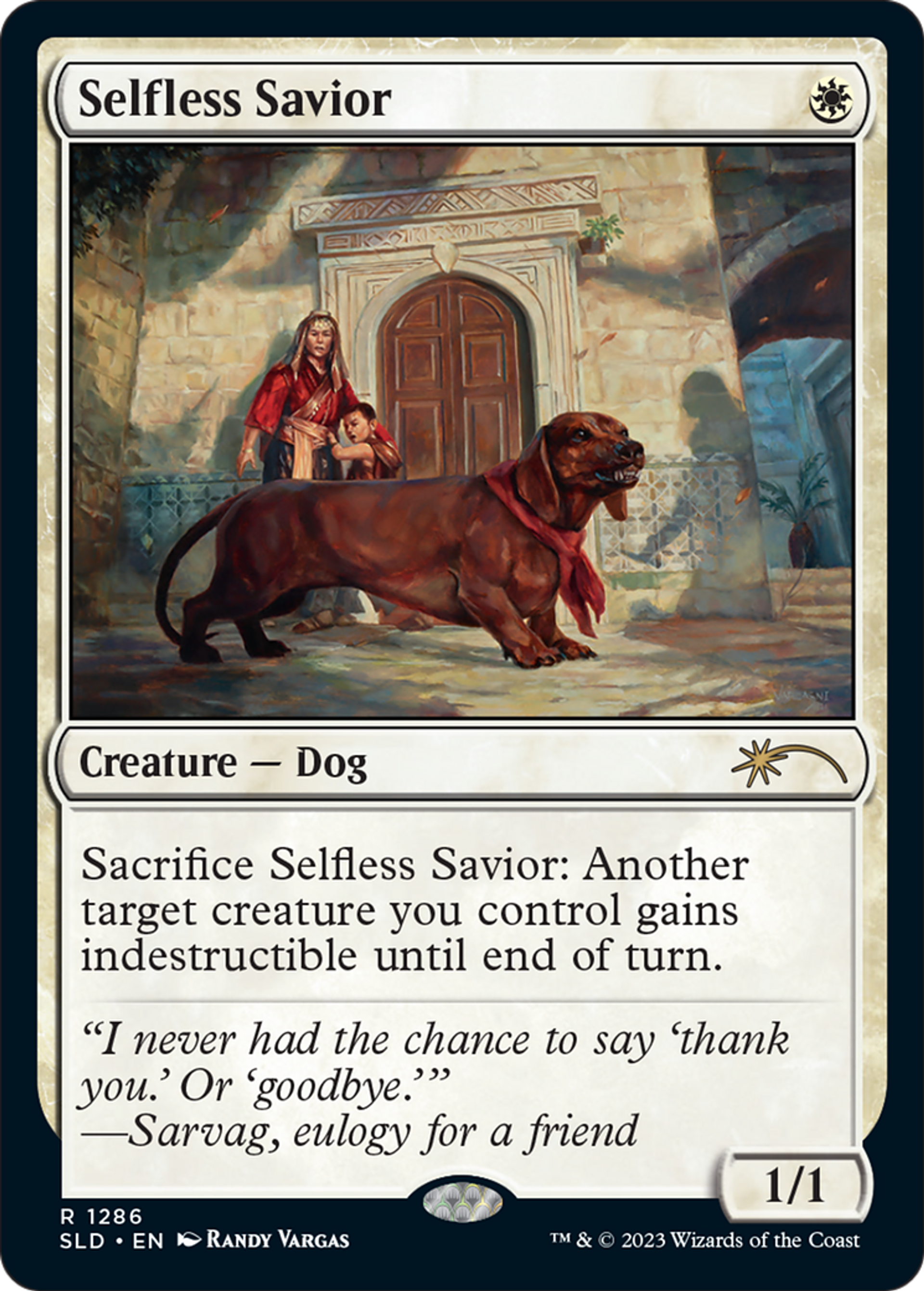 Sauveur dévoué — Secret Lair Drop — Magic: The Gathering
