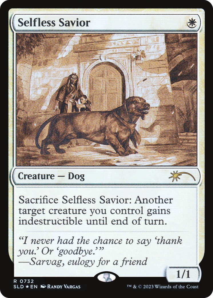 Selfless Savior — Secret Lair Drop — Magic: The Gathering