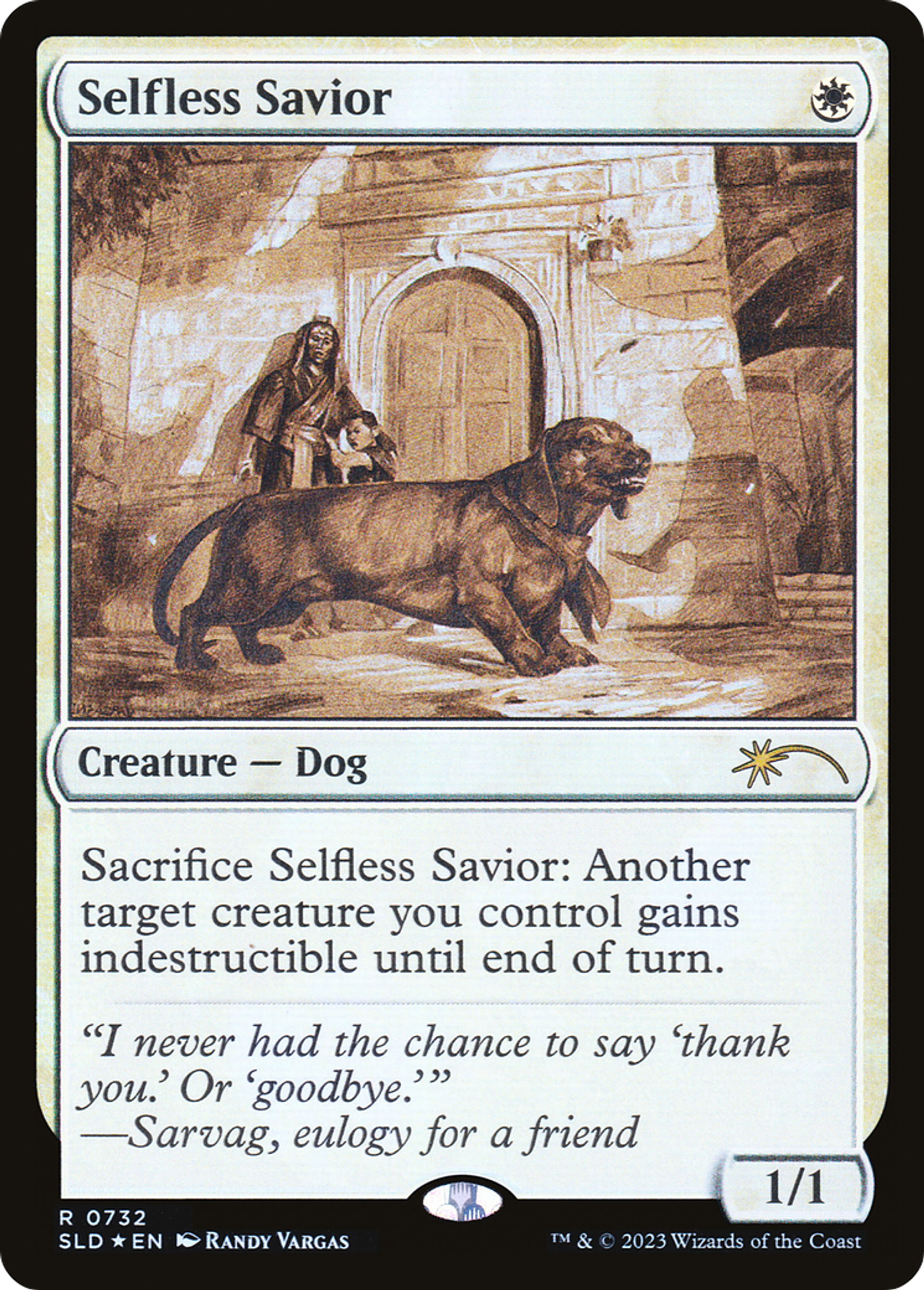 Sauveur dévoué — Secret Lair Drop — Magic: The Gathering