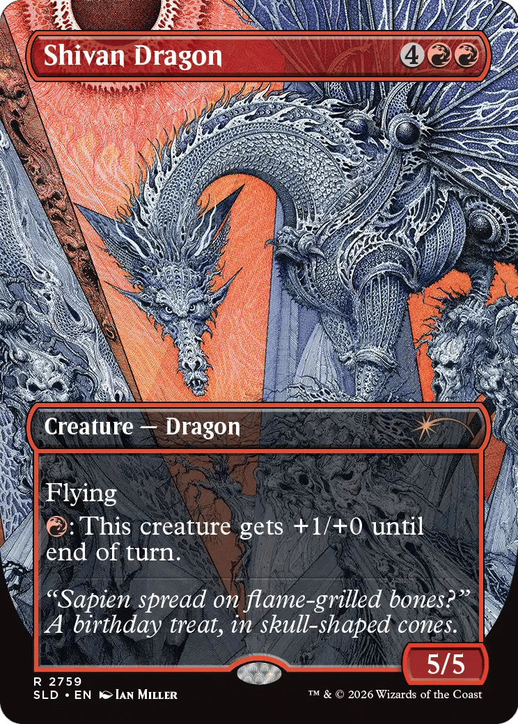 Dragon shivân — Secret Lair Drop — Magic: The Gathering