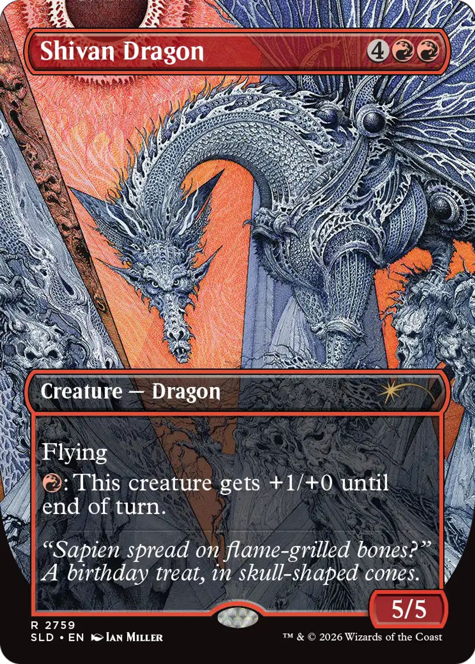 Shivan Dragon — Secret Lair Drop — Magic: The Gathering