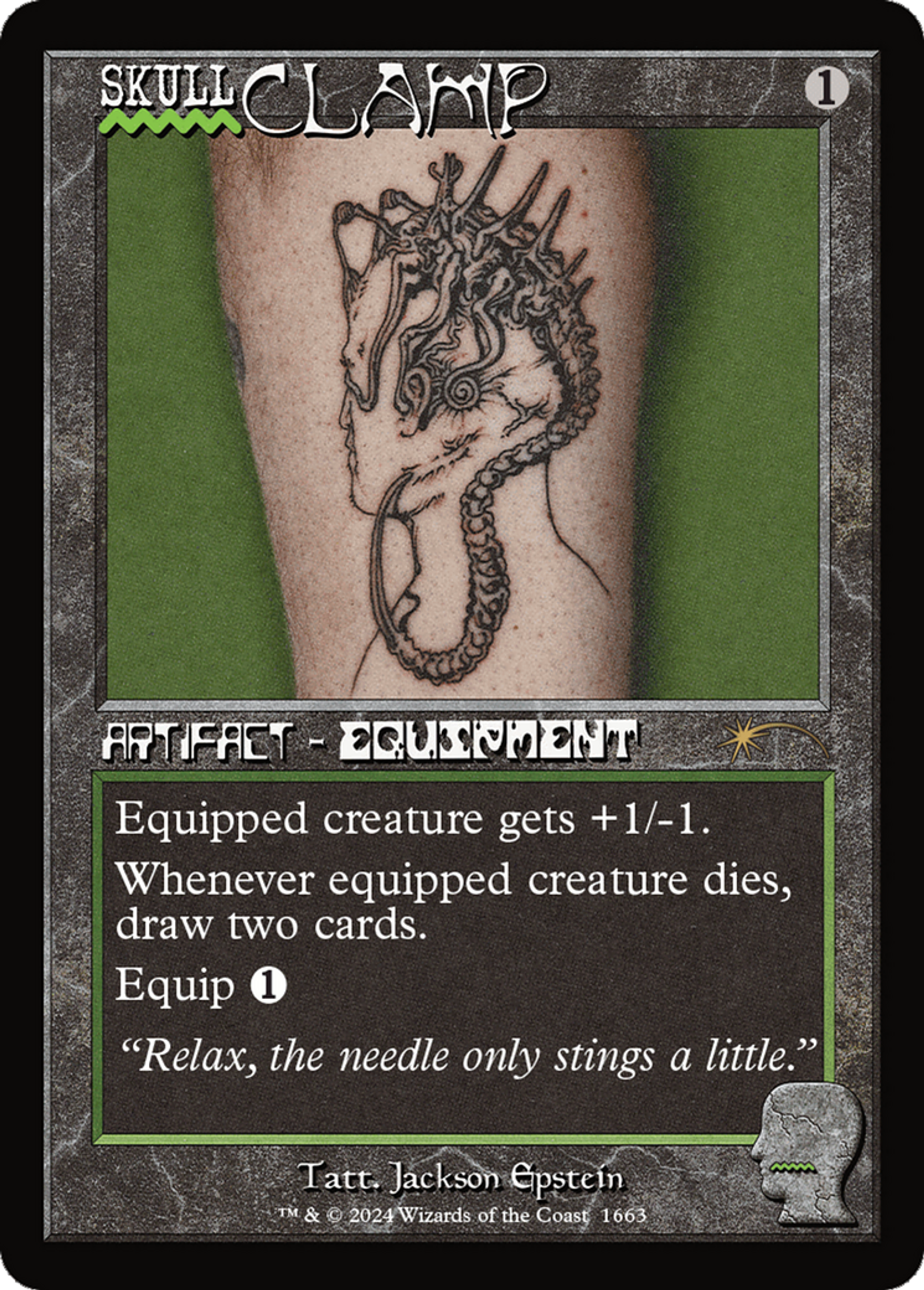 Skullclamp — Secret Lair Drop — Magic: The Gathering
