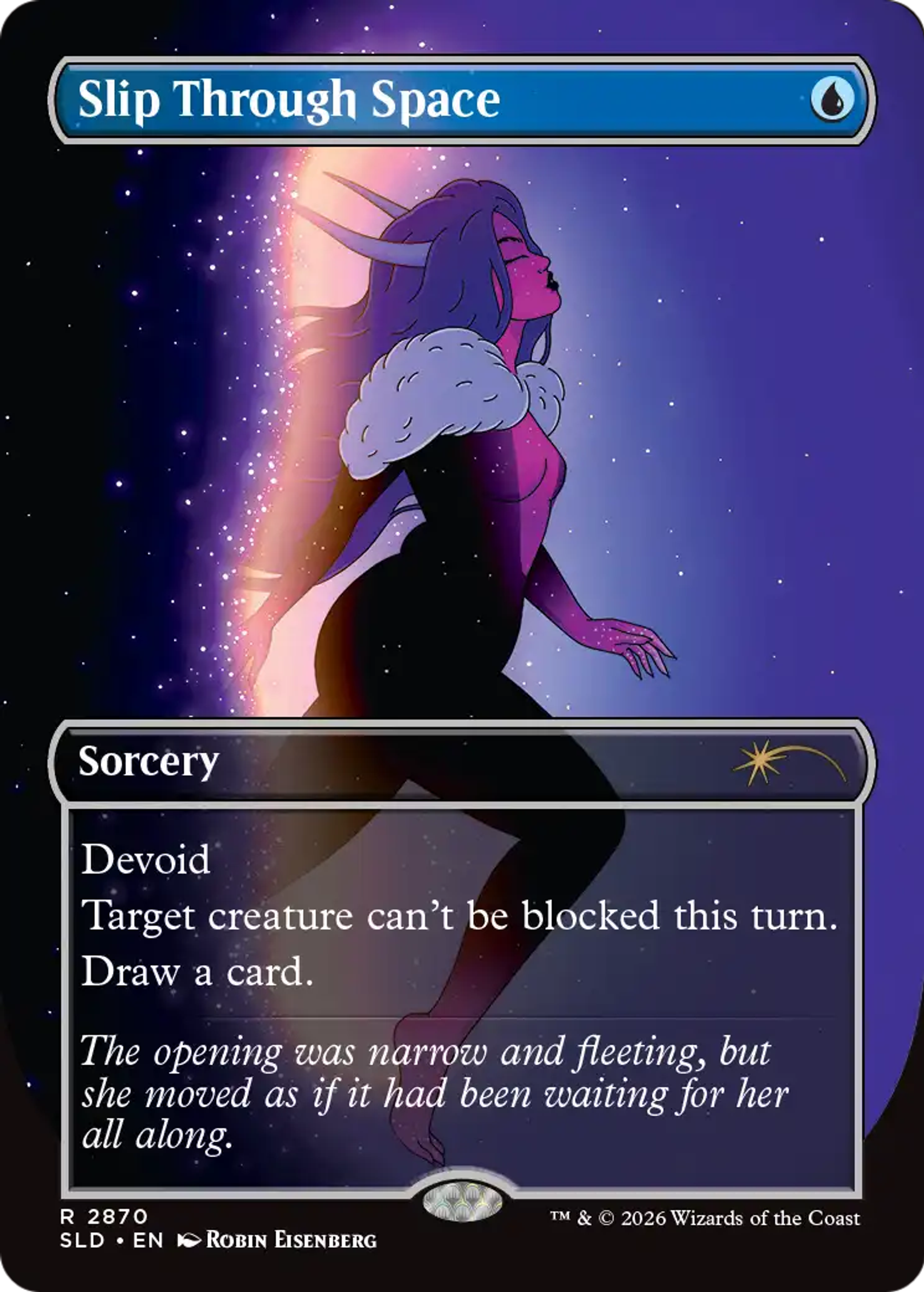 Slip Through Space — Secret Lair Drop — Magic: The Gathering
