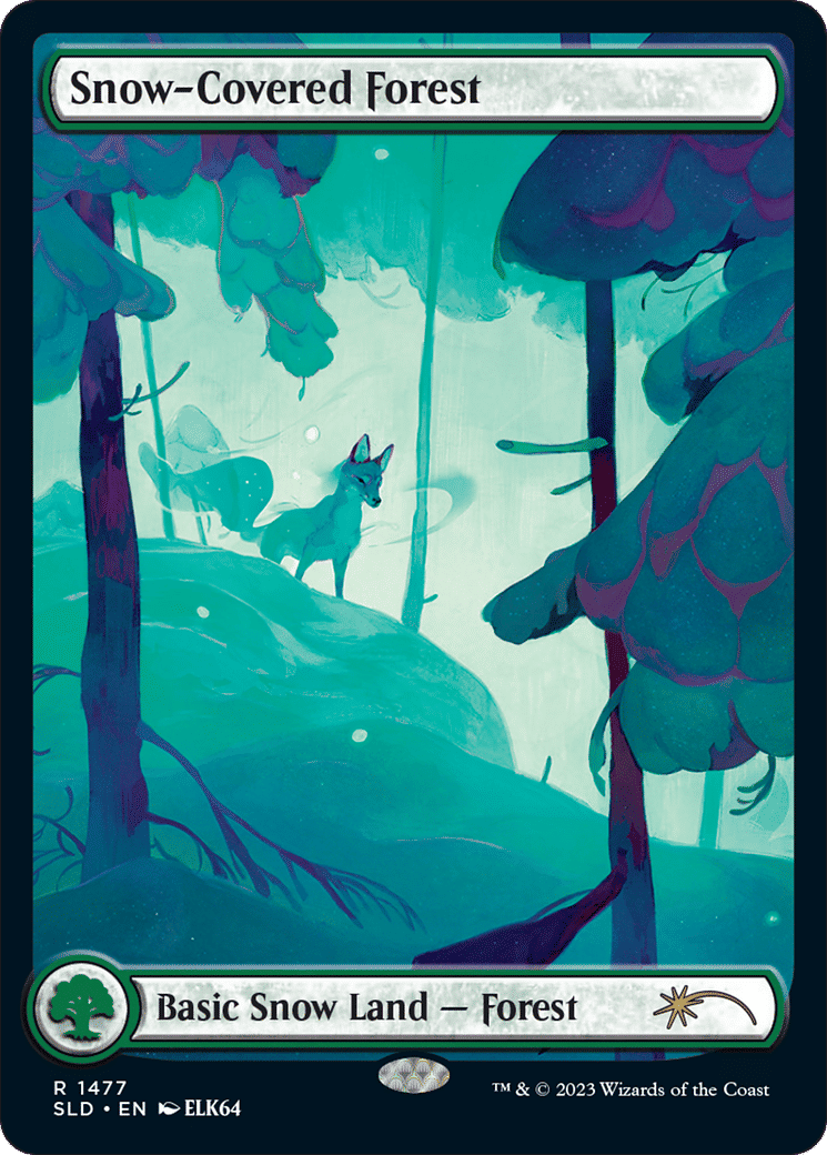 Snow-Covered Forest — Secret Lair Drop — Magic: The Gathering