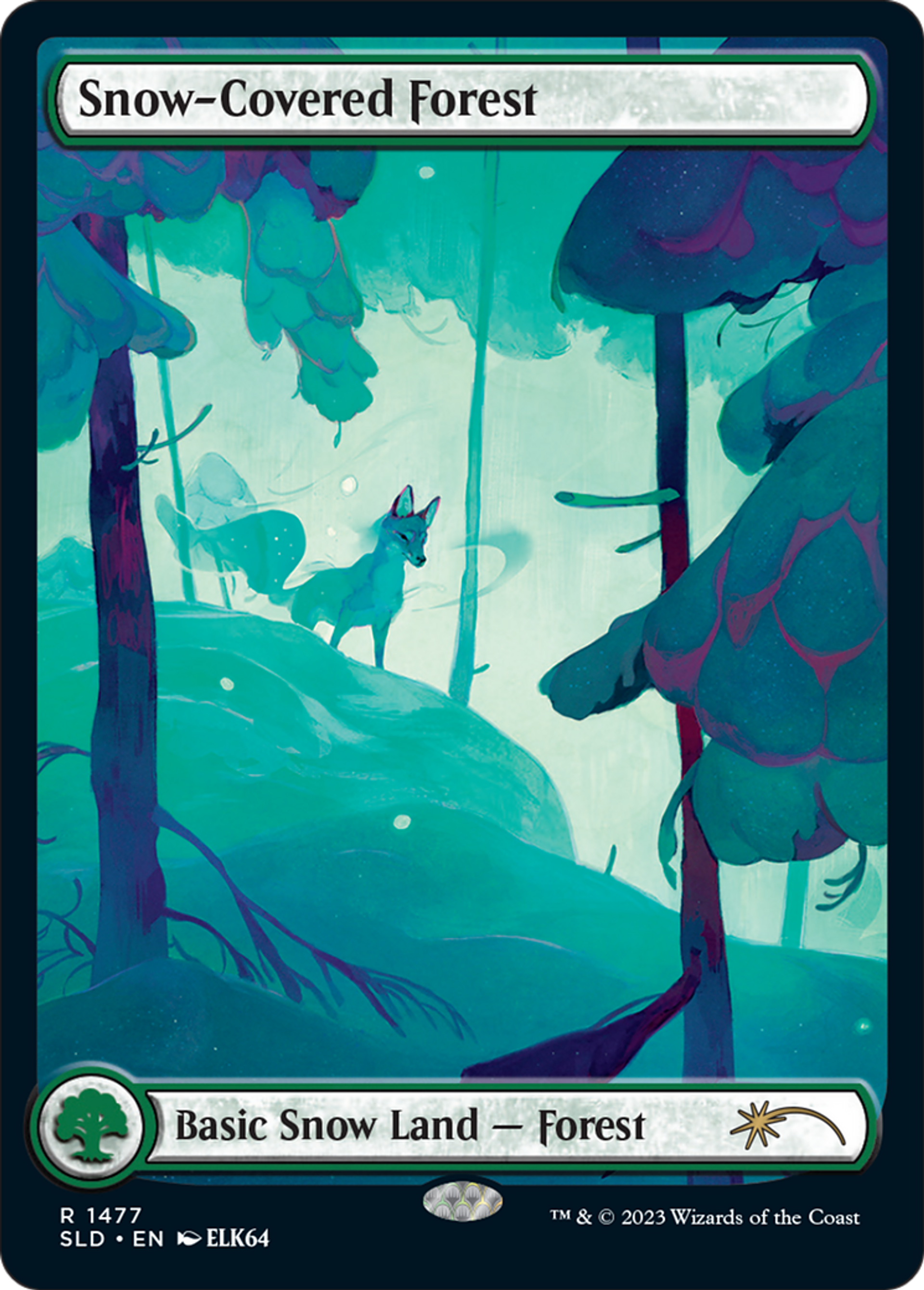Snow-Covered Forest — Secret Lair Drop — Magic: The Gathering