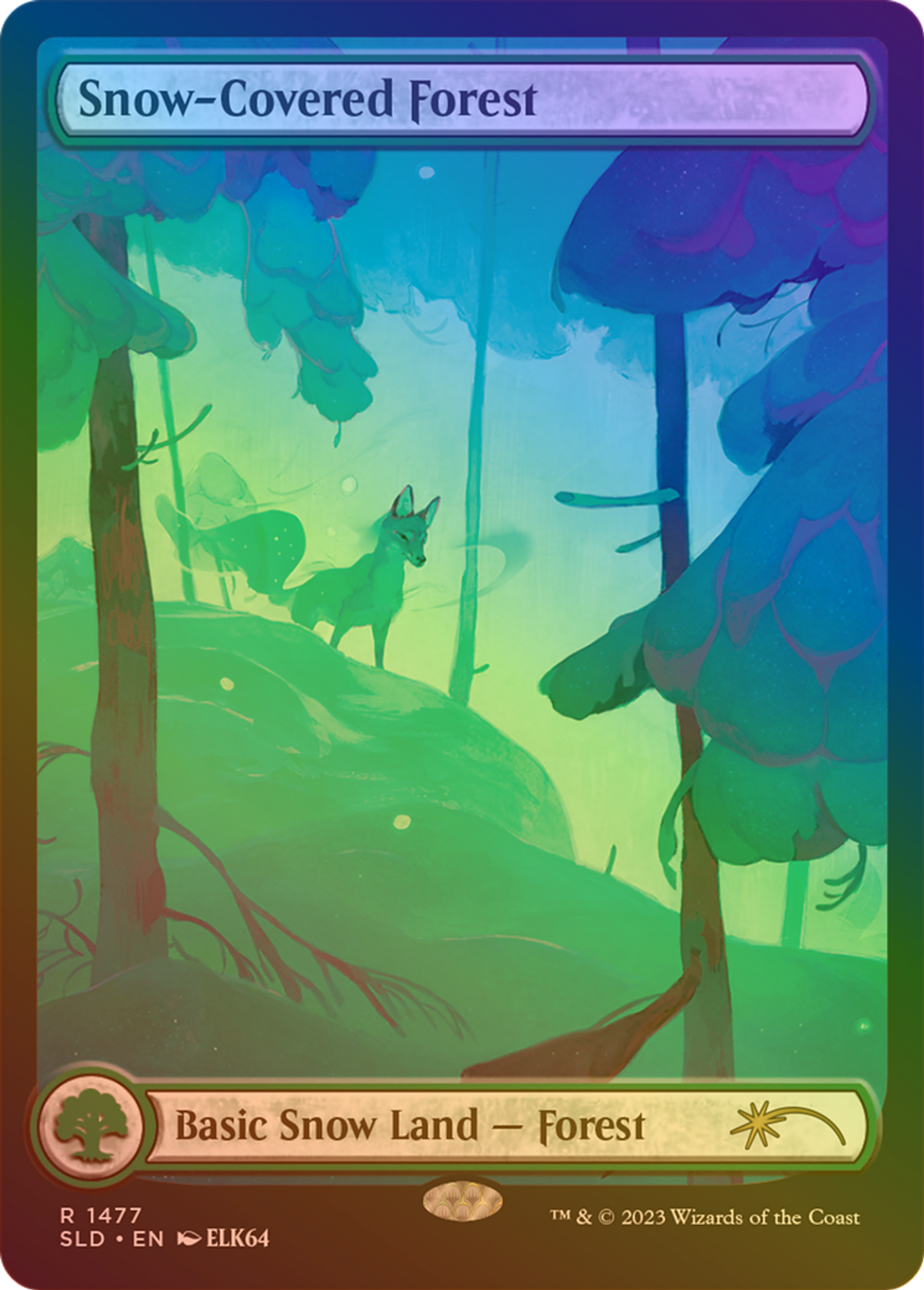 Snow-Covered Forest — Secret Lair Drop — Magic: The Gathering