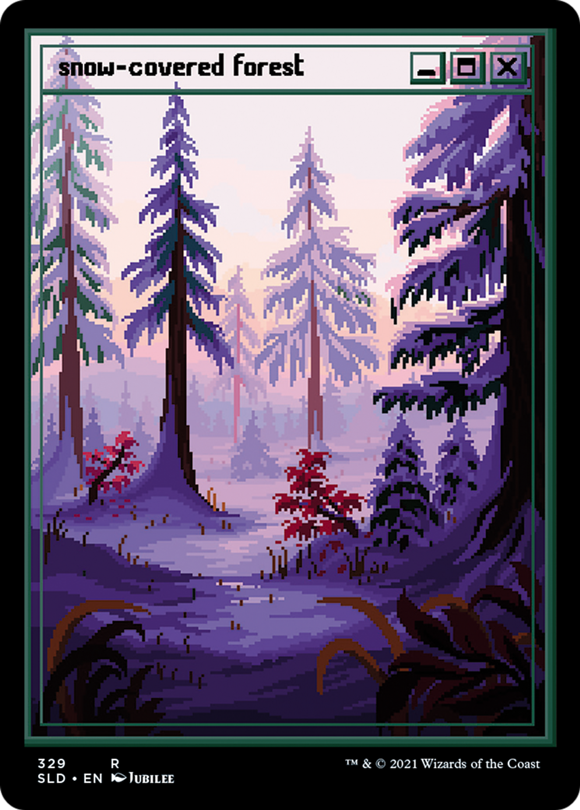 Forêt enneigée — Secret Lair Drop — Magic: The Gathering