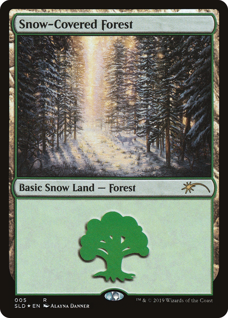 Snow-Covered Forest — Secret Lair Drop — Magic: The Gathering
