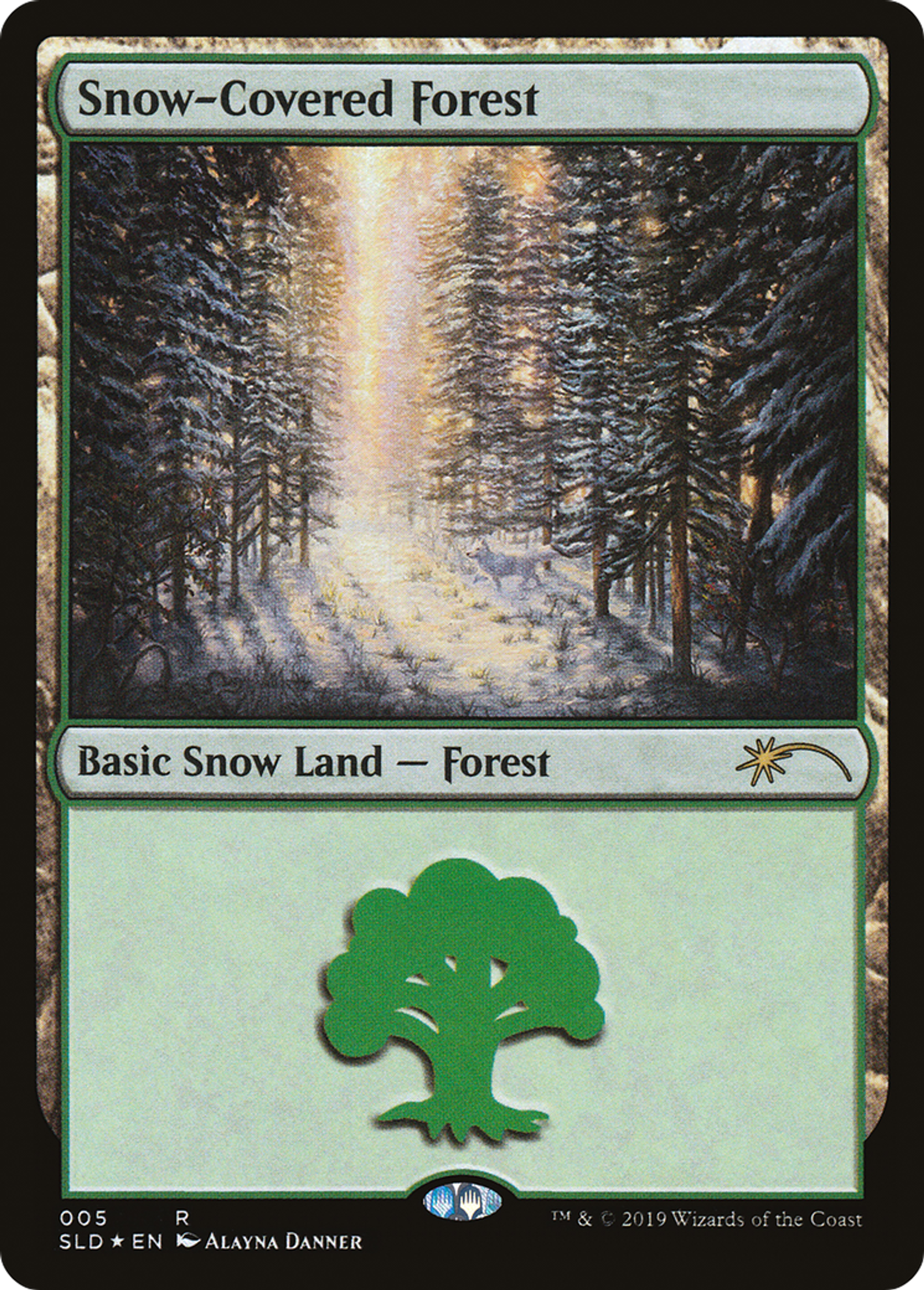 Snow-Covered Forest — Secret Lair Drop — Magic: The Gathering