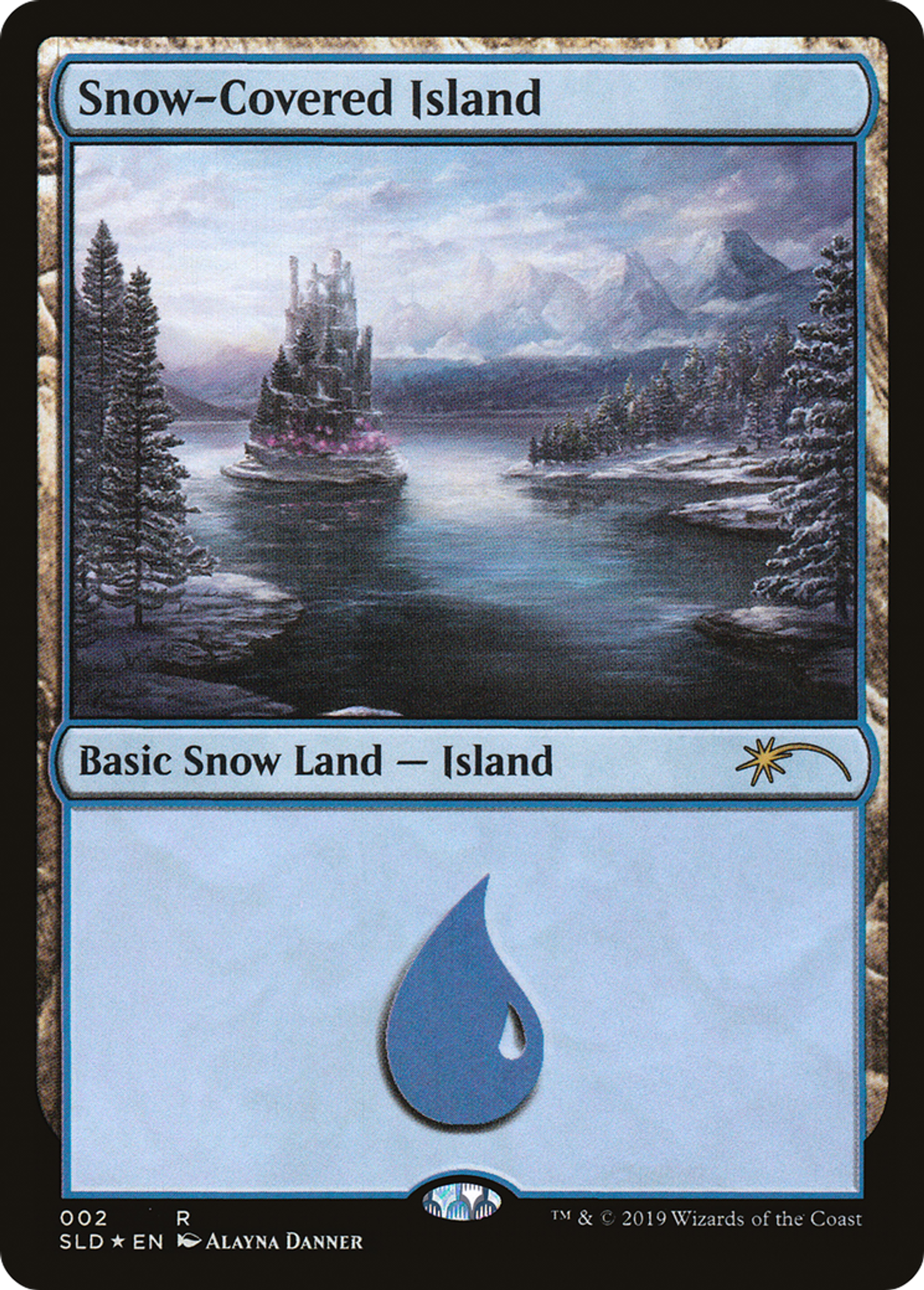 Snow-Covered Island — Secret Lair Drop — Magic: The Gathering