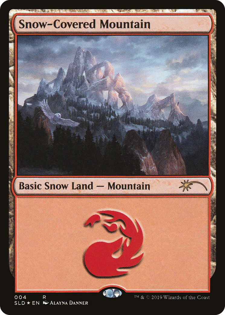 Snow-Covered Mountain — Secret Lair Drop — Magic: The Gathering