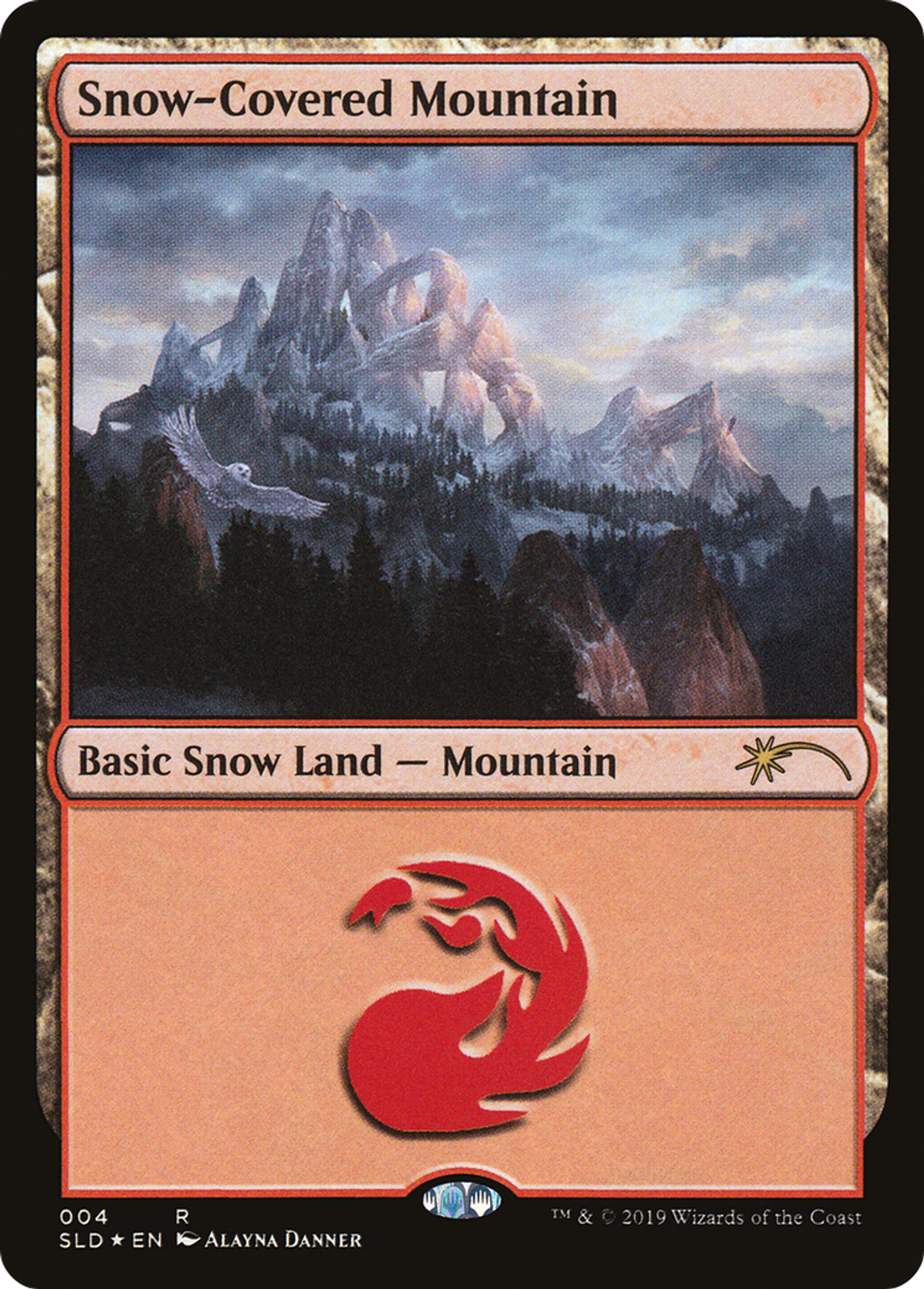 Snow-Covered Mountain — Secret Lair Drop — Magic: The Gathering